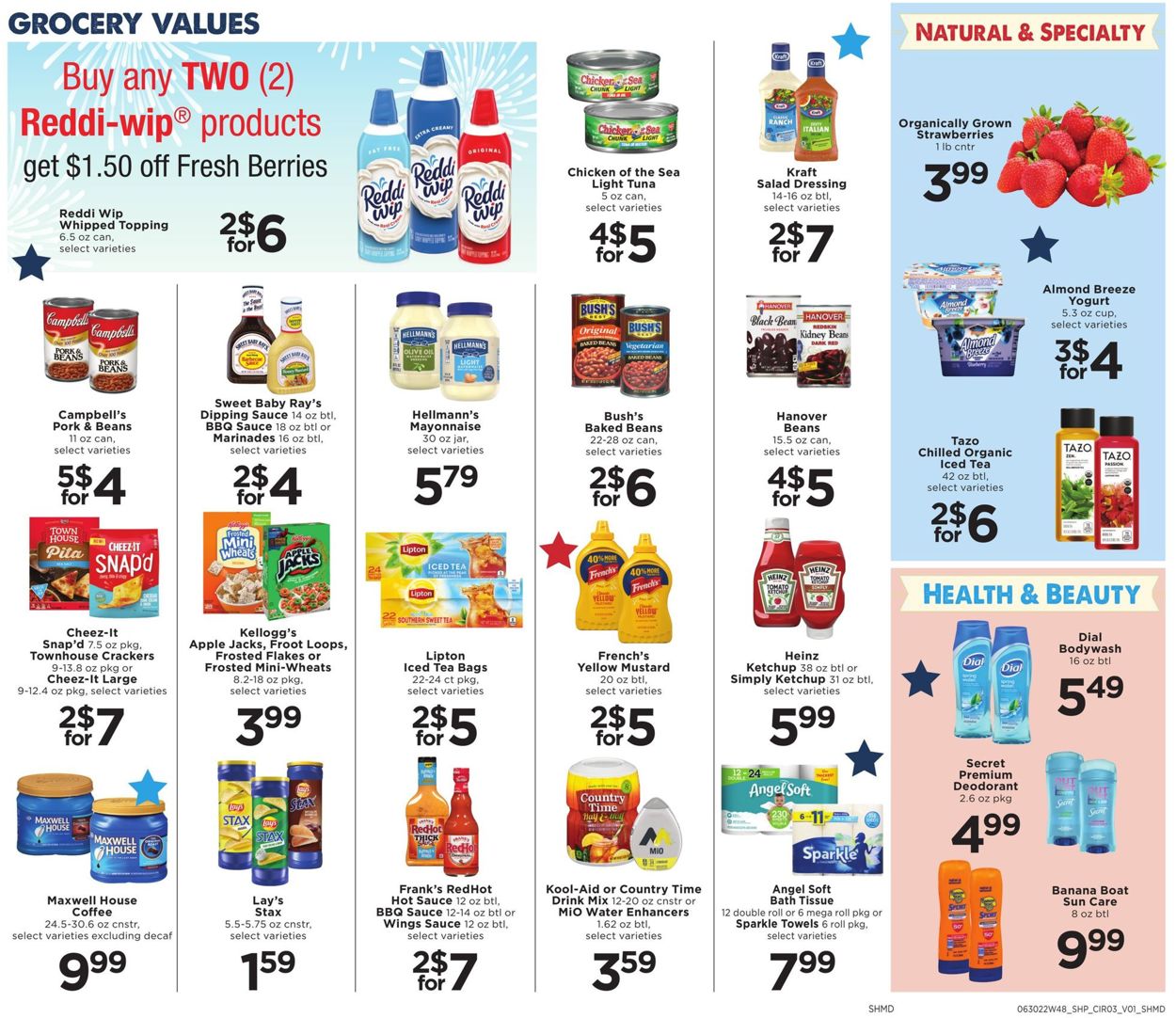 Catalogue Shoppers Food & Pharmacy - 4th of July Sale from 06/30/2022