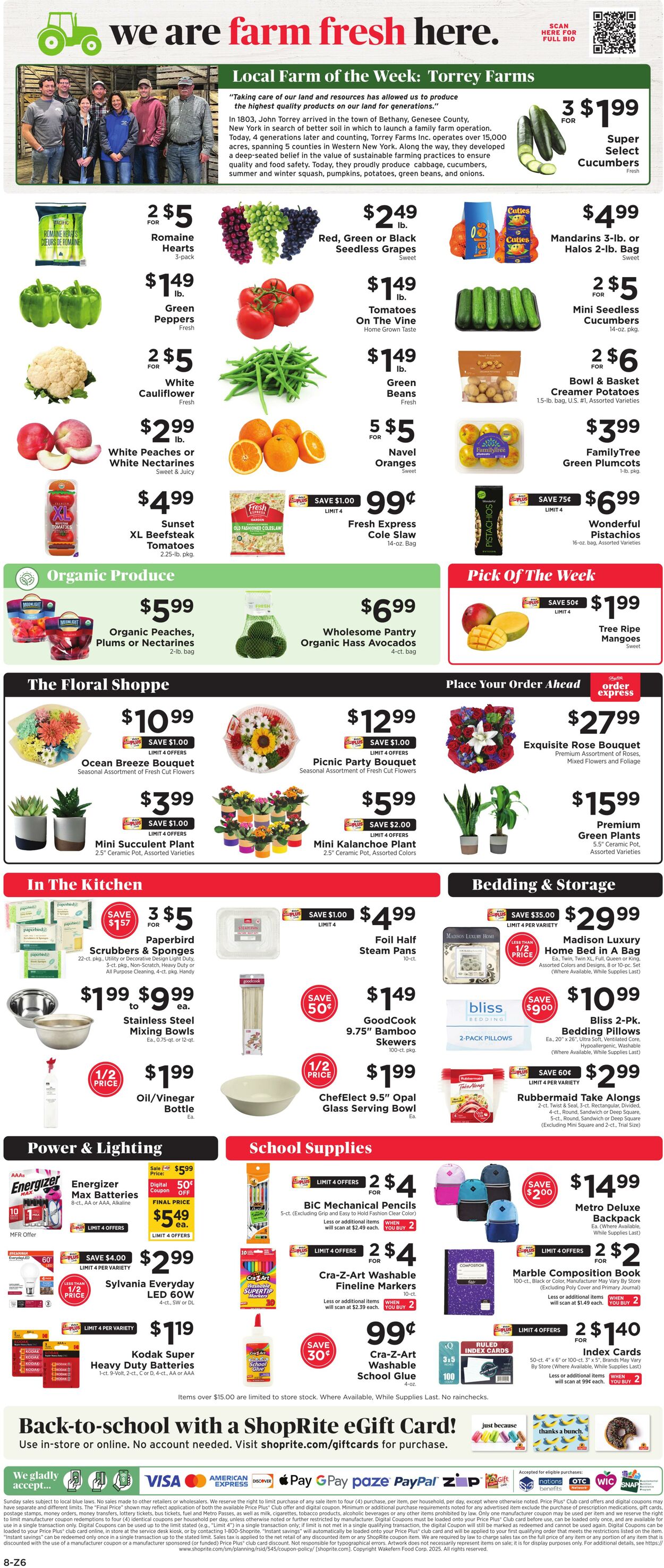 Catalogue ShopRite from 07/24/2025