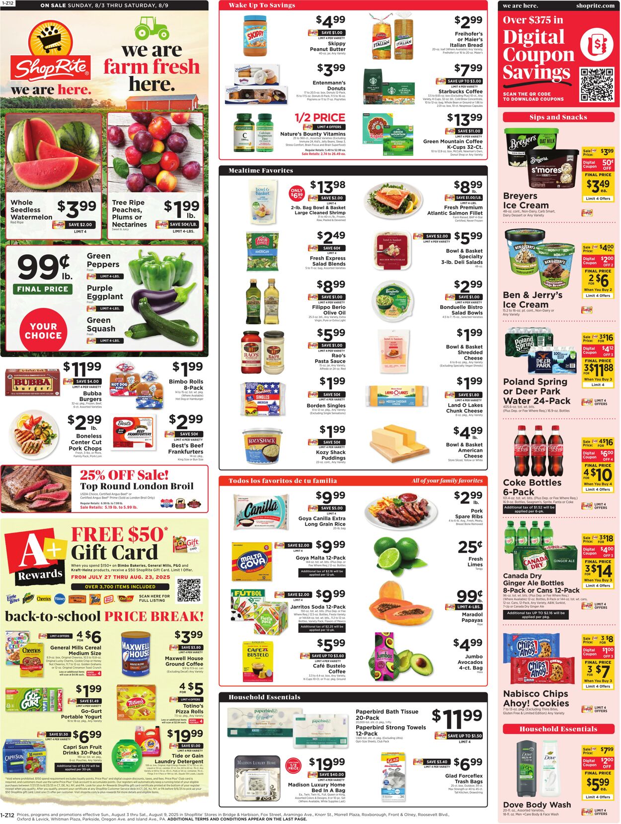 Catalogue ShopRite from 07/31/2025