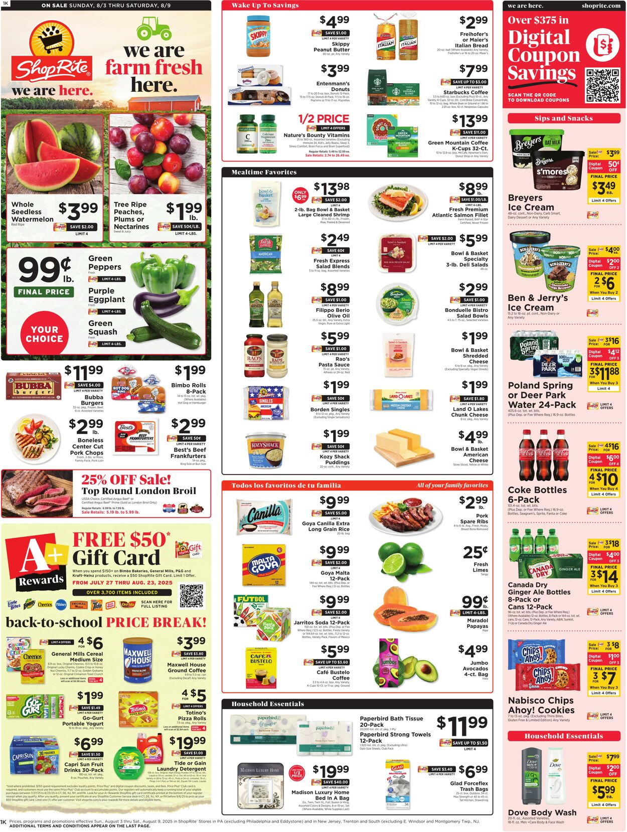 Catalogue ShopRite from 07/31/2025