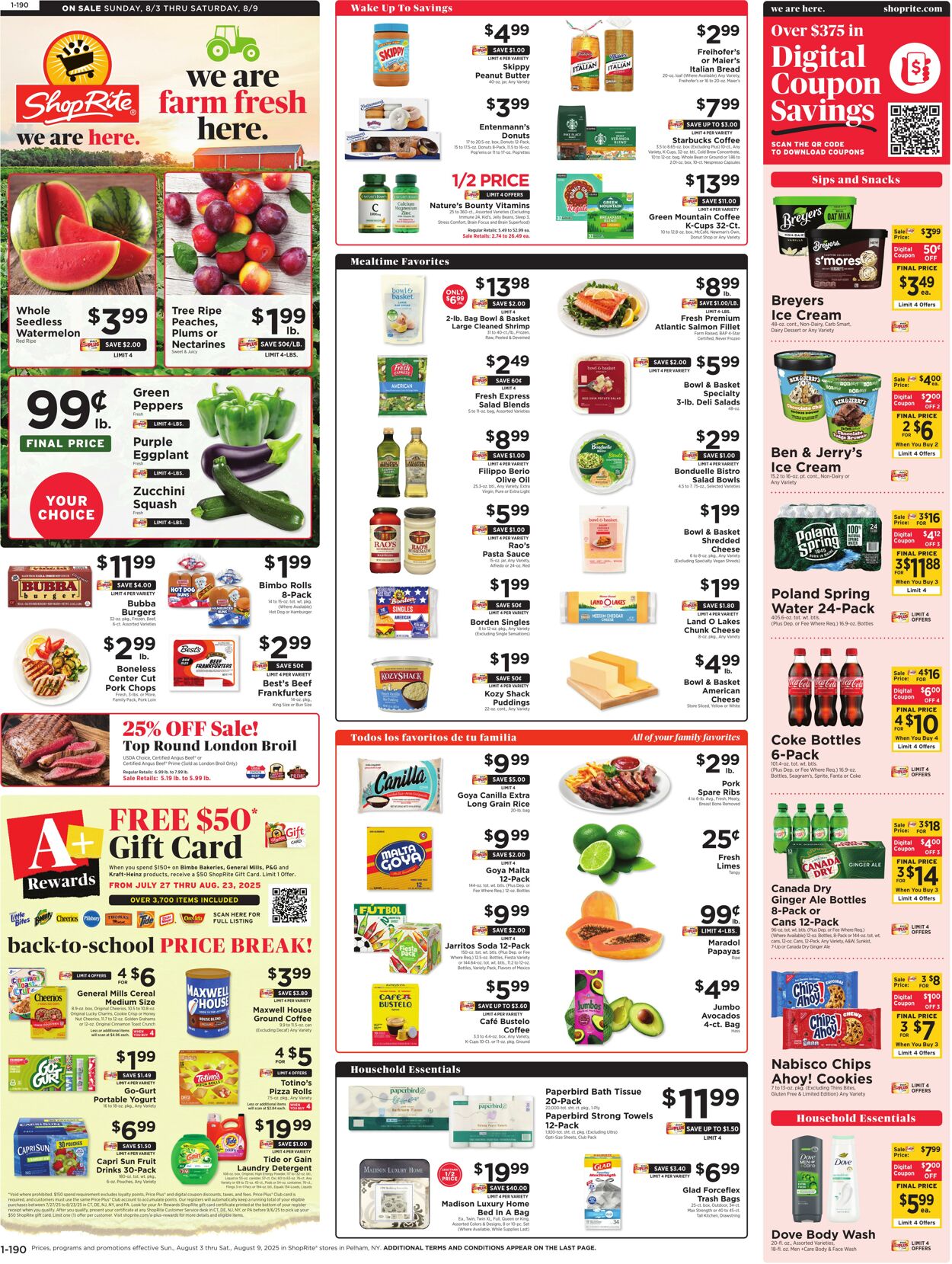Catalogue ShopRite from 07/31/2025
