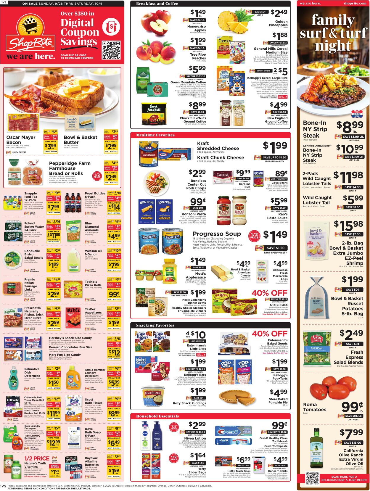 Catalogue ShopRite from 09/25/2025
