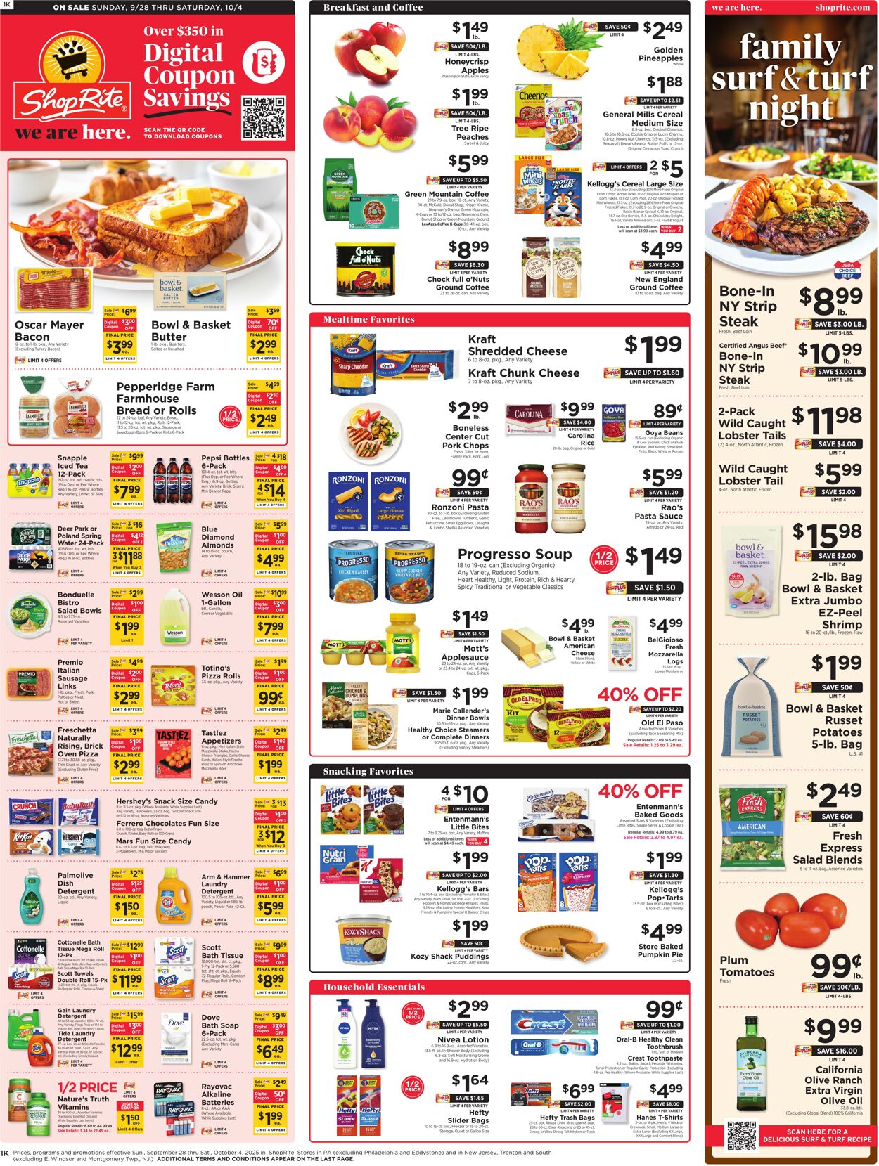 Catalogue ShopRite from 09/25/2025