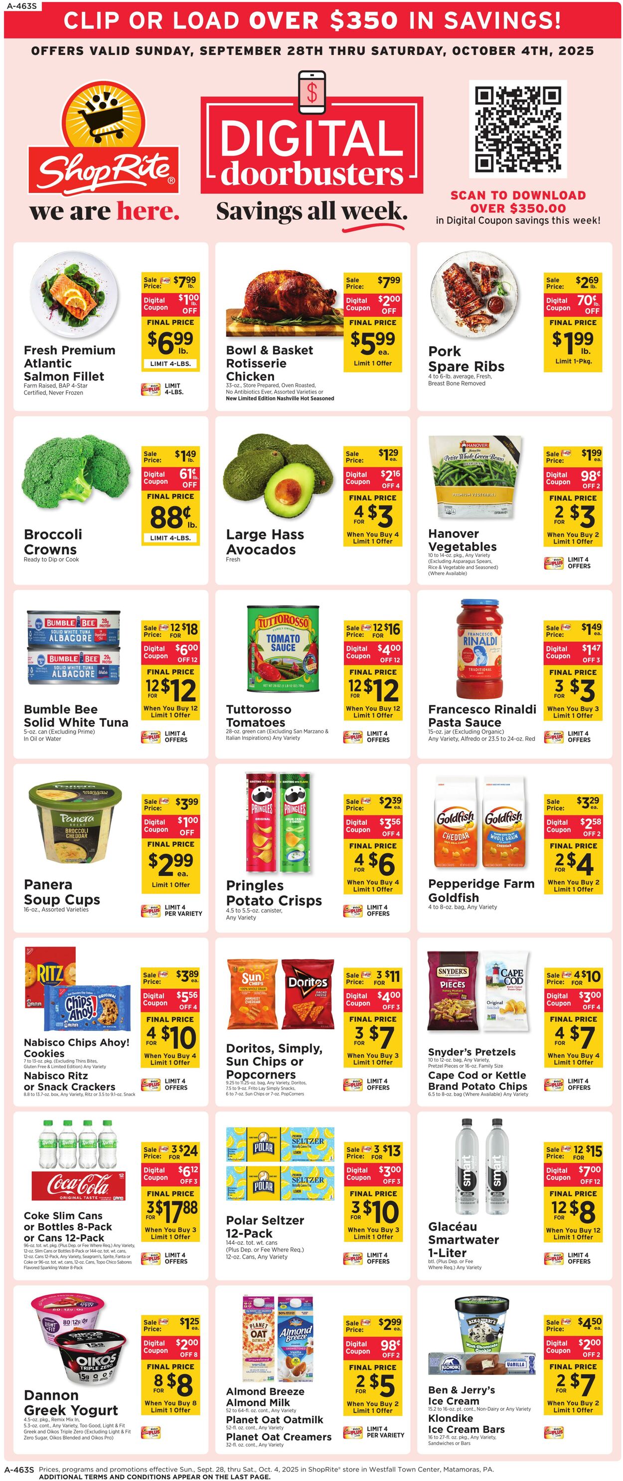 Catalogue ShopRite from 09/25/2025
