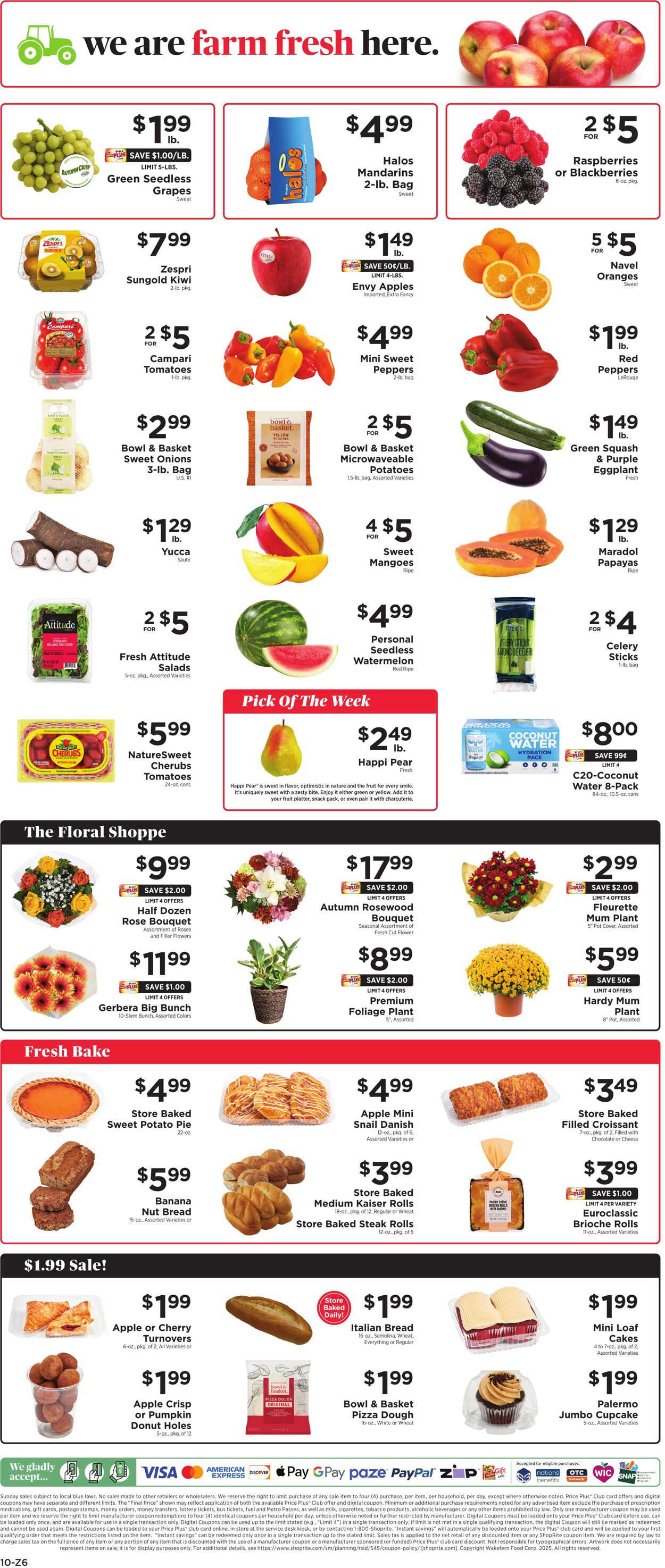 Catalogue ShopRite from 09/25/2025