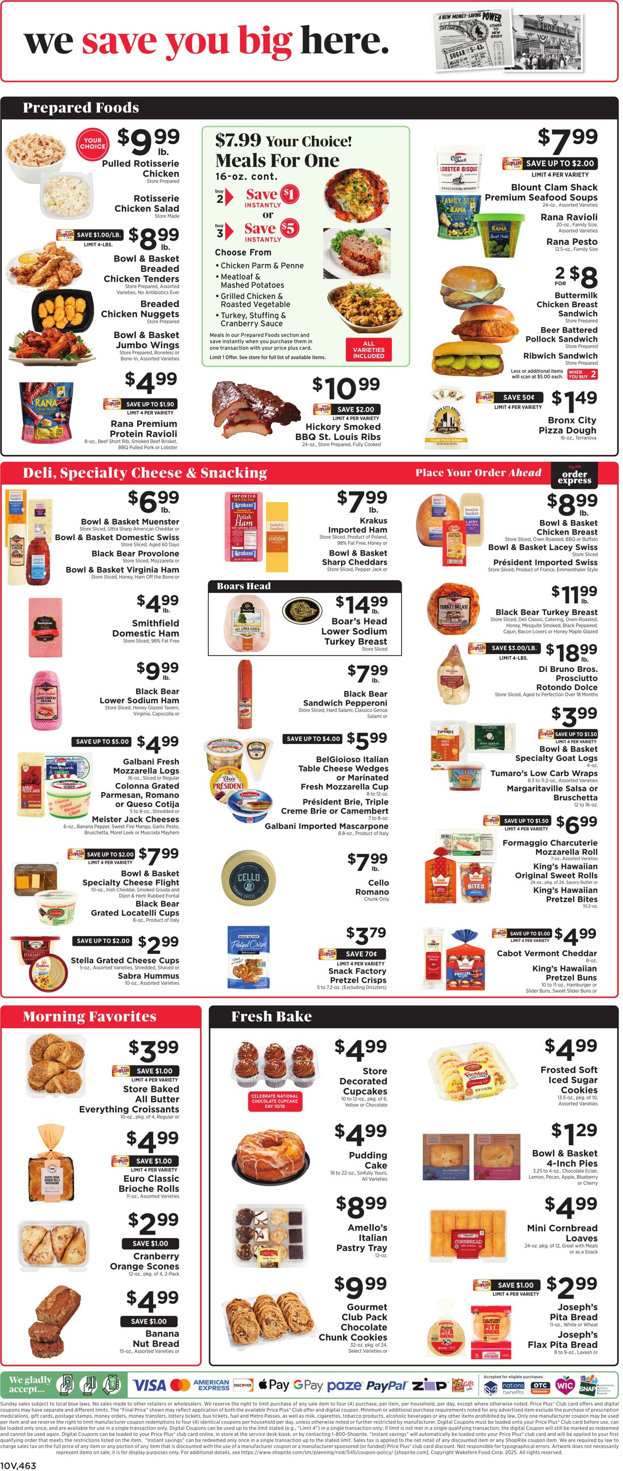 Catalogue ShopRite from 10/09/2025
