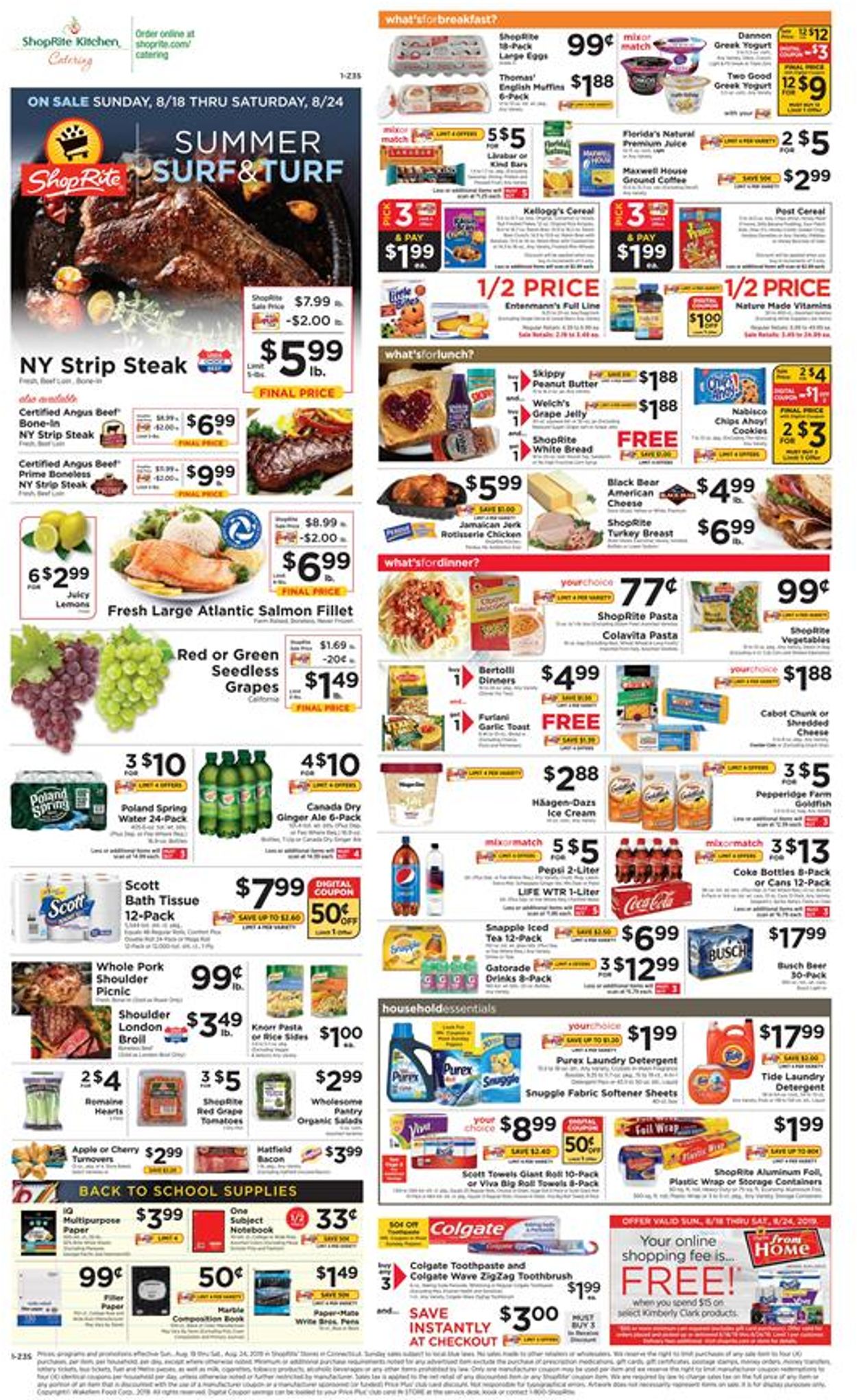 Catalogue ShopRite from 08/18/2019