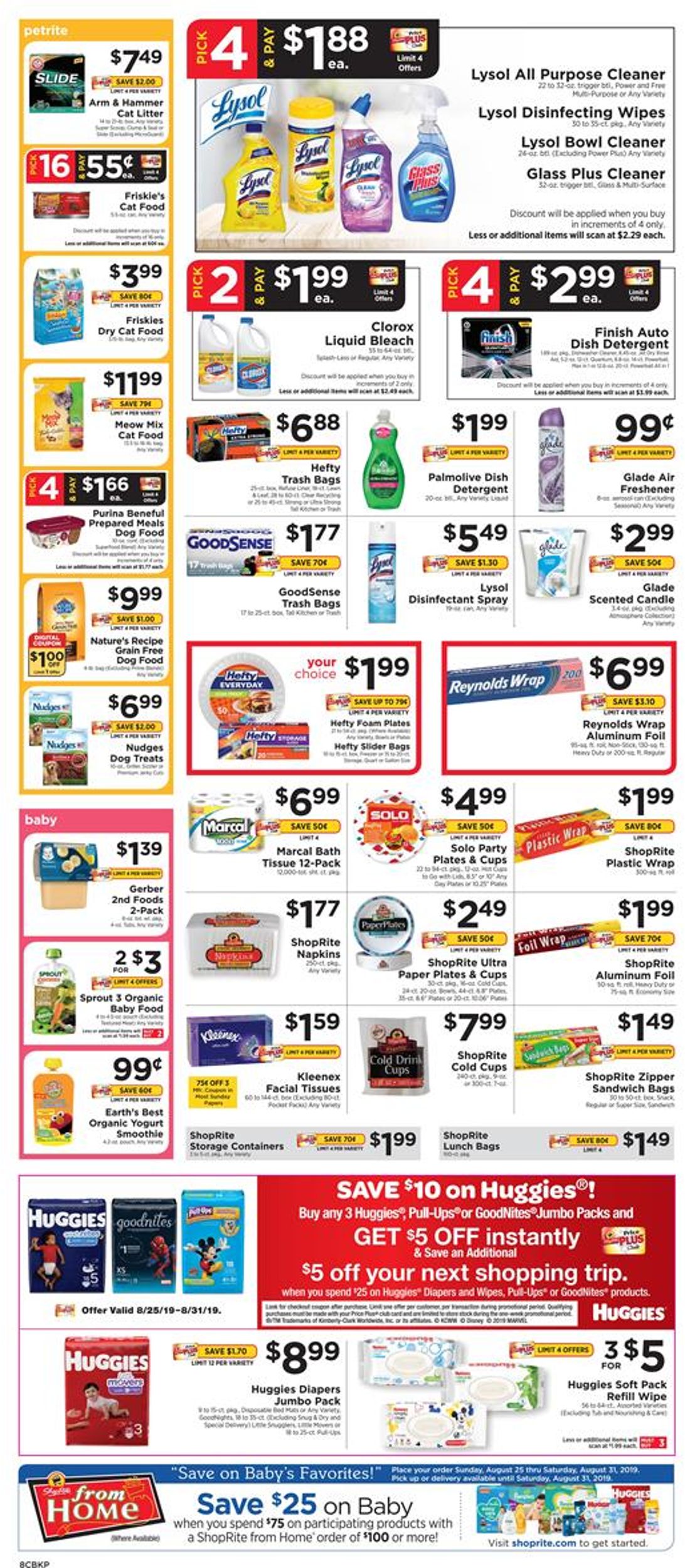 ShopRite Current weekly ad 08/25 - 08/31/2019 [8] - frequent-ads.com