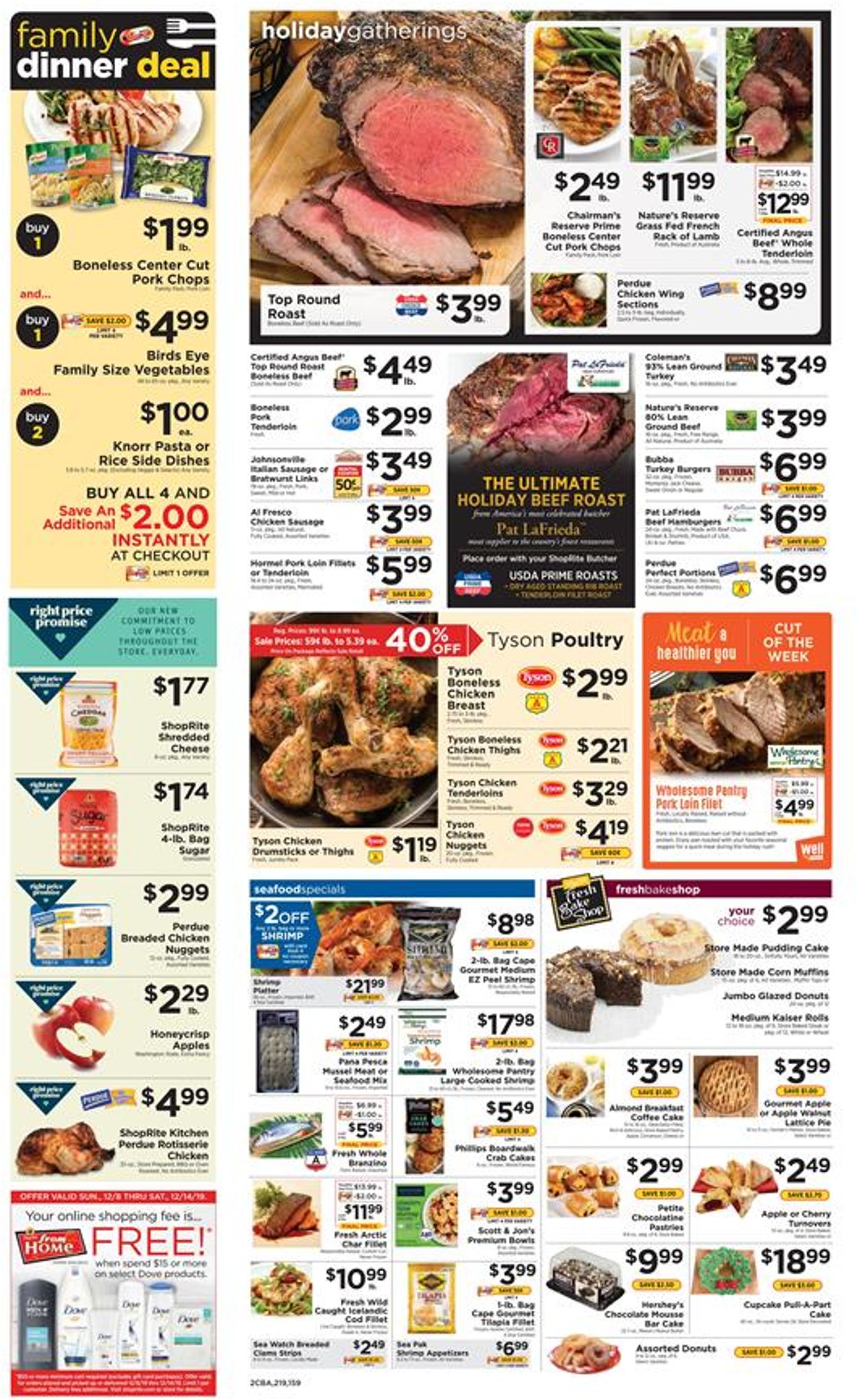 Catalogue ShopRite - Holiday Ad 2019 from 12/08/2019