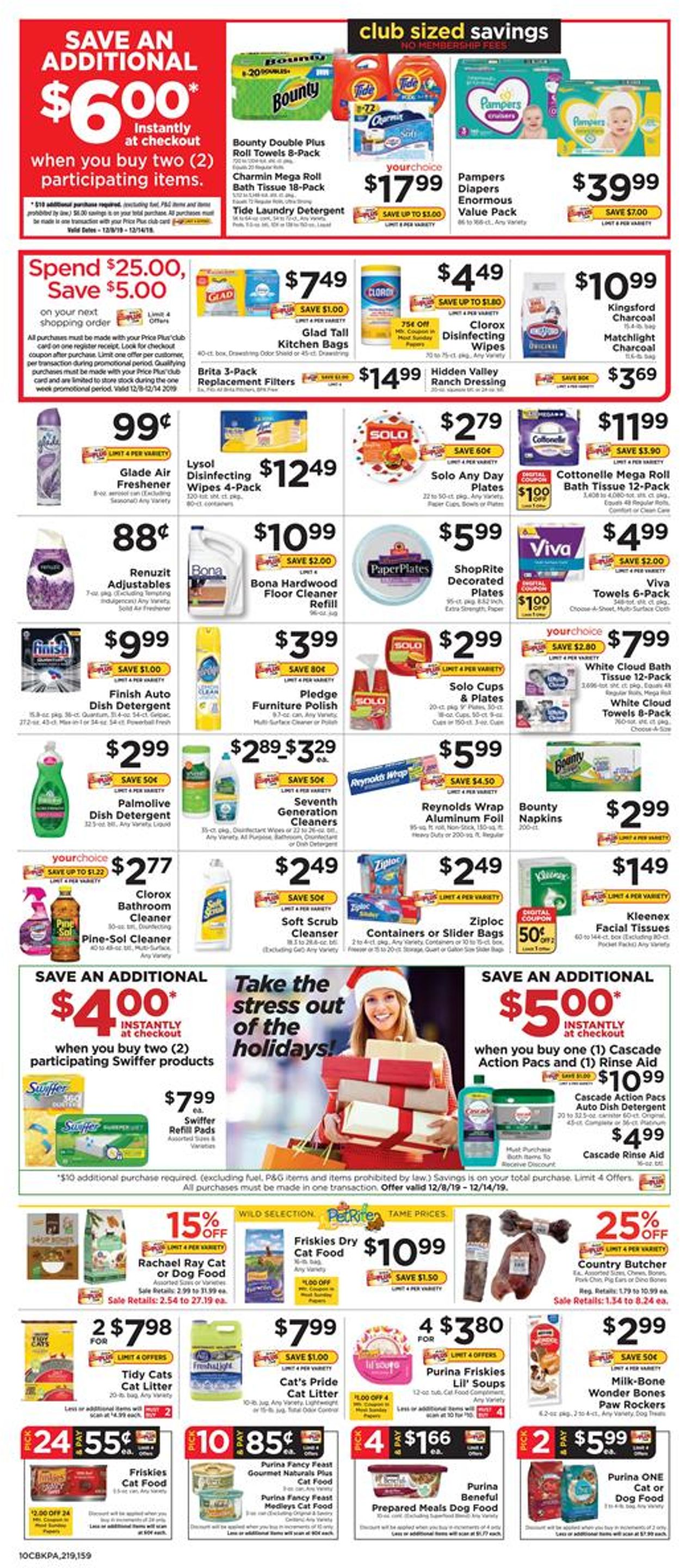 Catalogue ShopRite - Holiday Ad 2019 from 12/08/2019