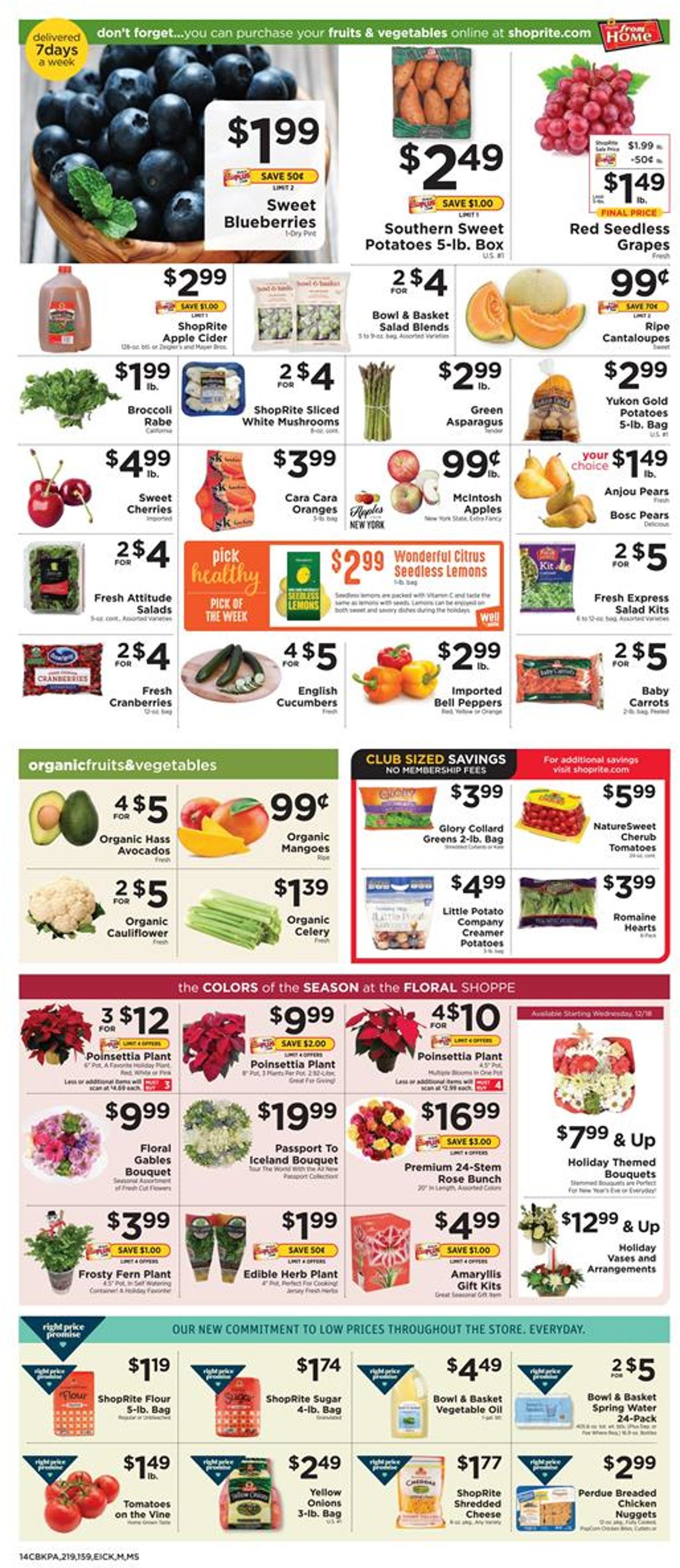 Catalogue ShopRite - Holiday Ad 2019 from 12/15/2019