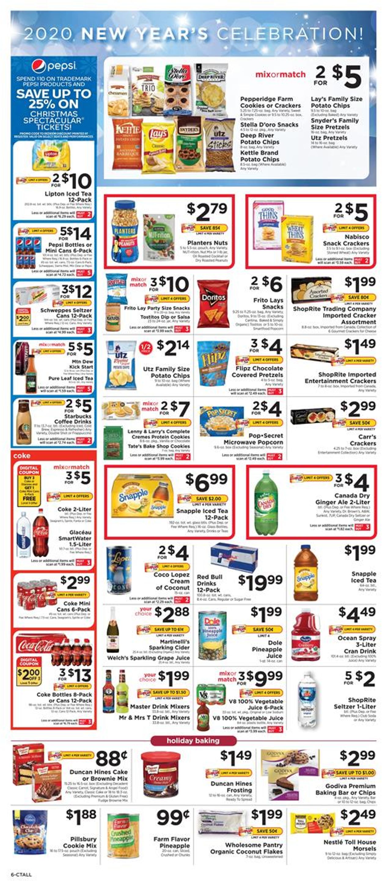 Catalogue ShopRite - Holiday Ad 2019 from 12/22/2019