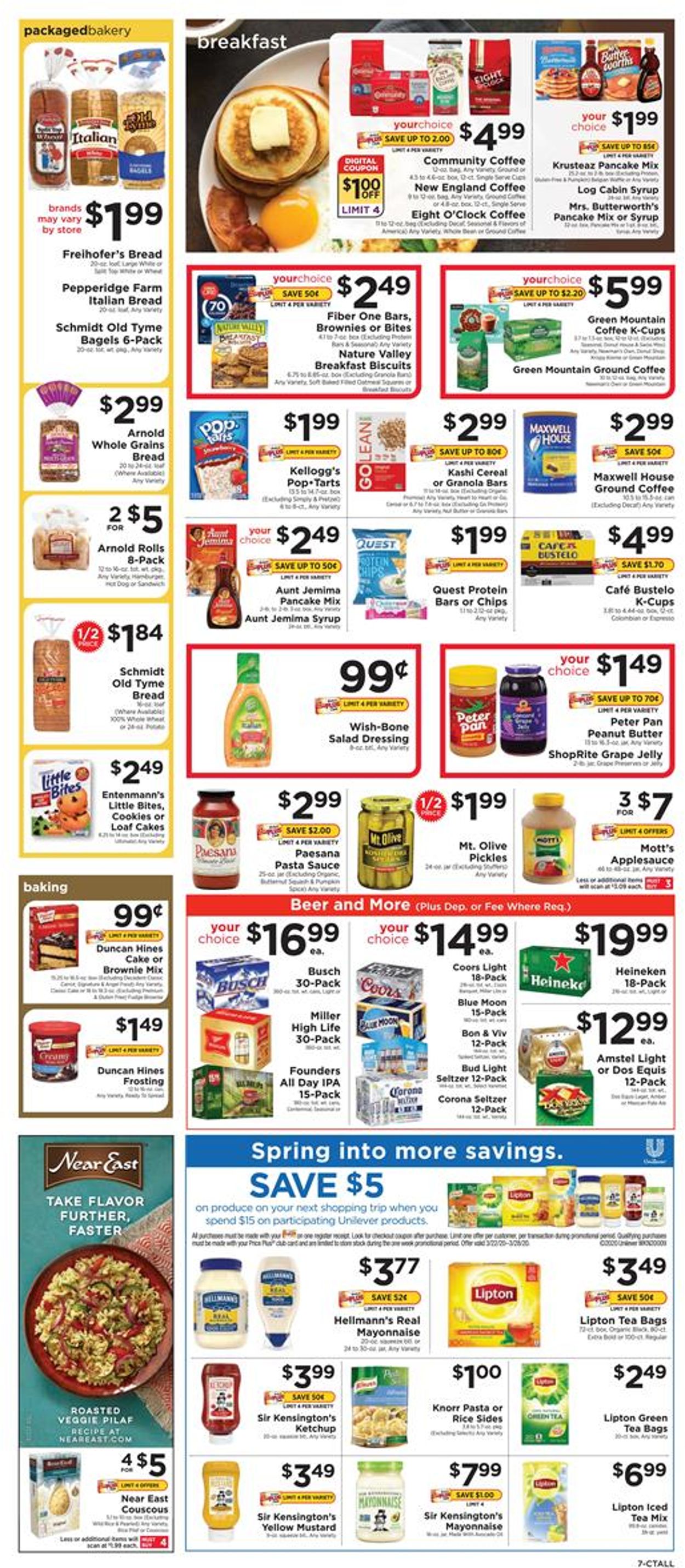 Catalogue ShopRite from 03/22/2020