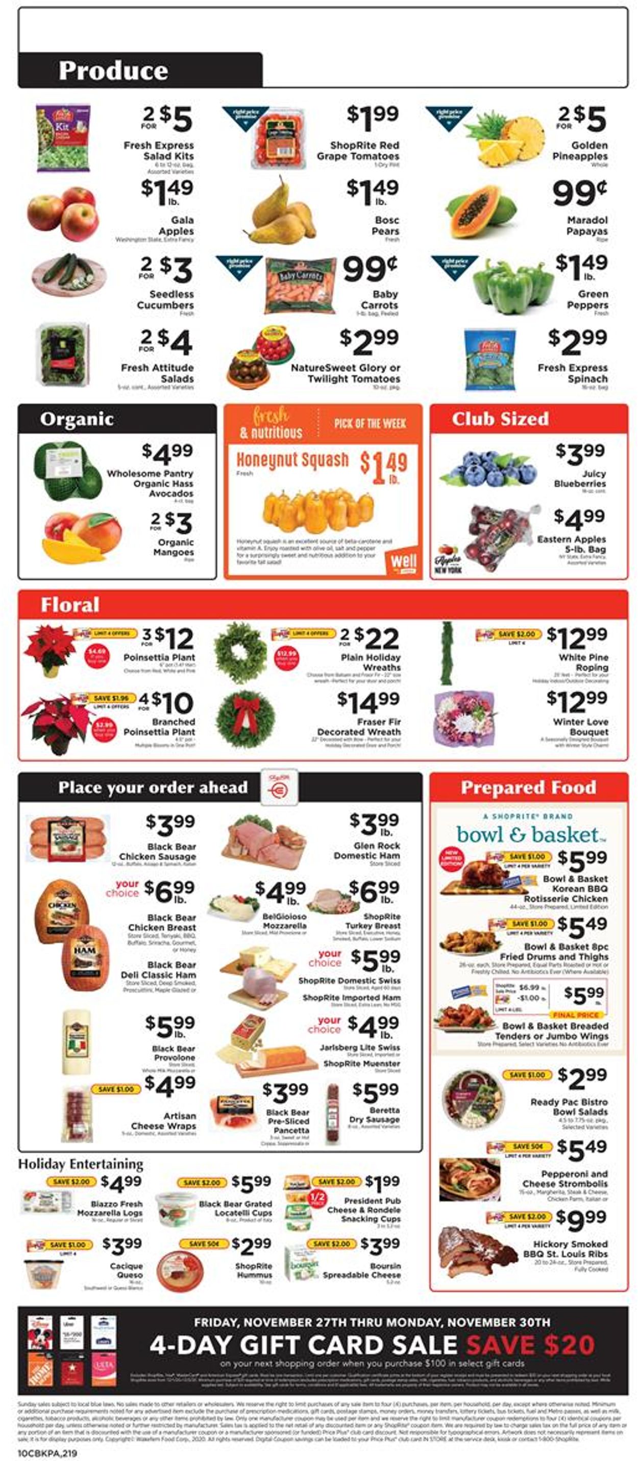 Catalogue ShopRite Cyber Monday 2020 from 11/29/2020