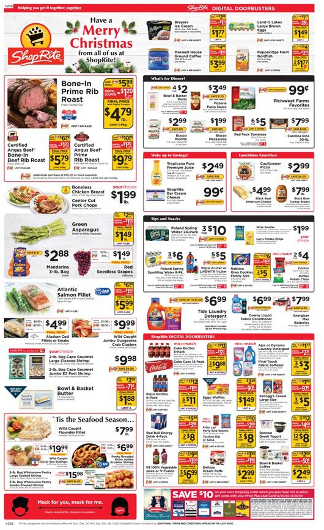 Shoprite Christmas Ad 2020 Current weekly ad 12/20 12/26/2020
