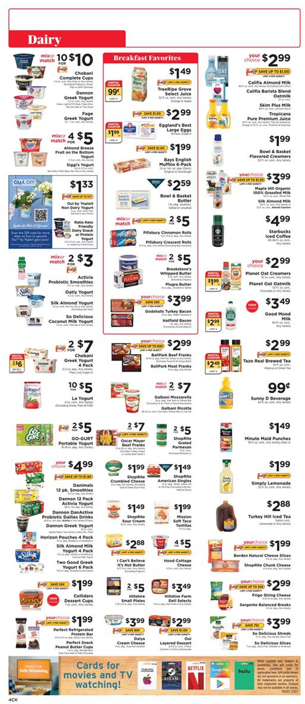 Catalogue ShopRite from 04/18/2021