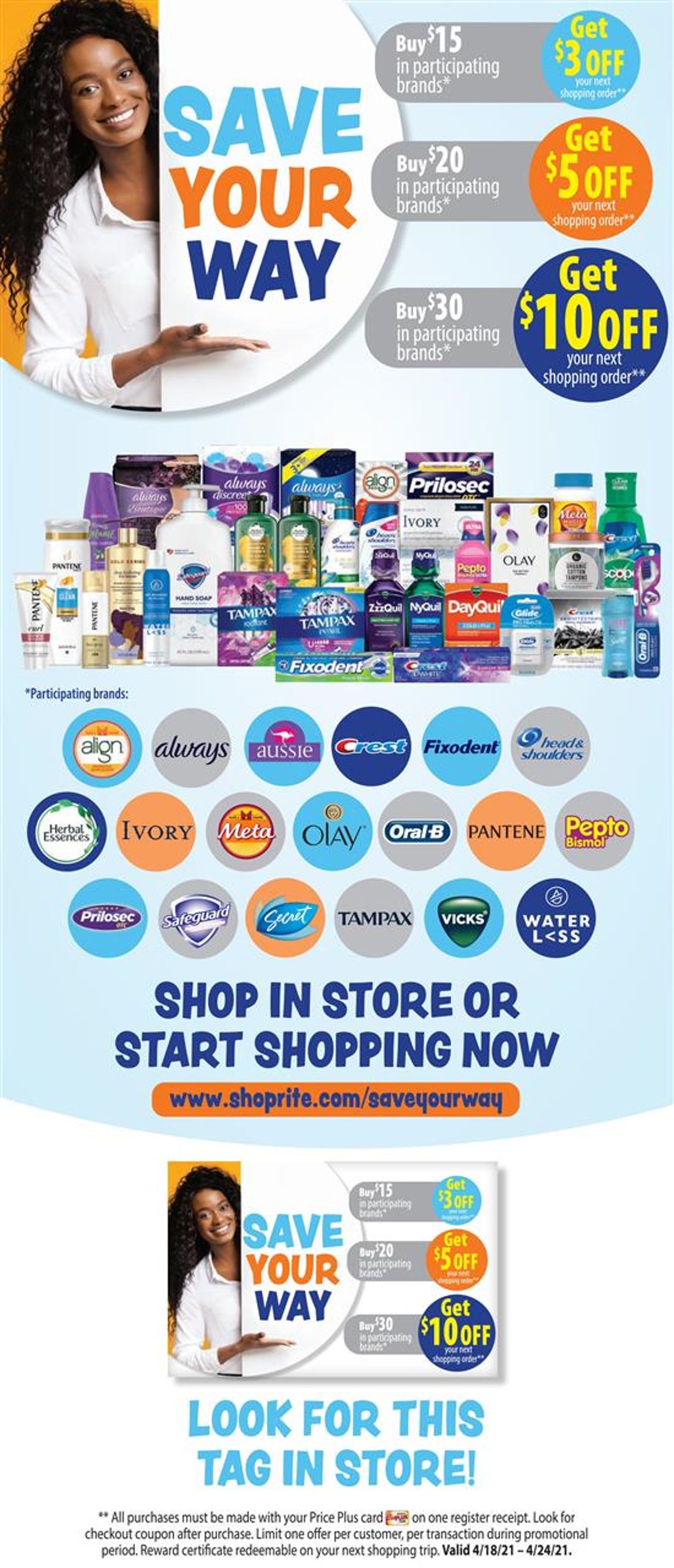 Catalogue ShopRite from 04/18/2021