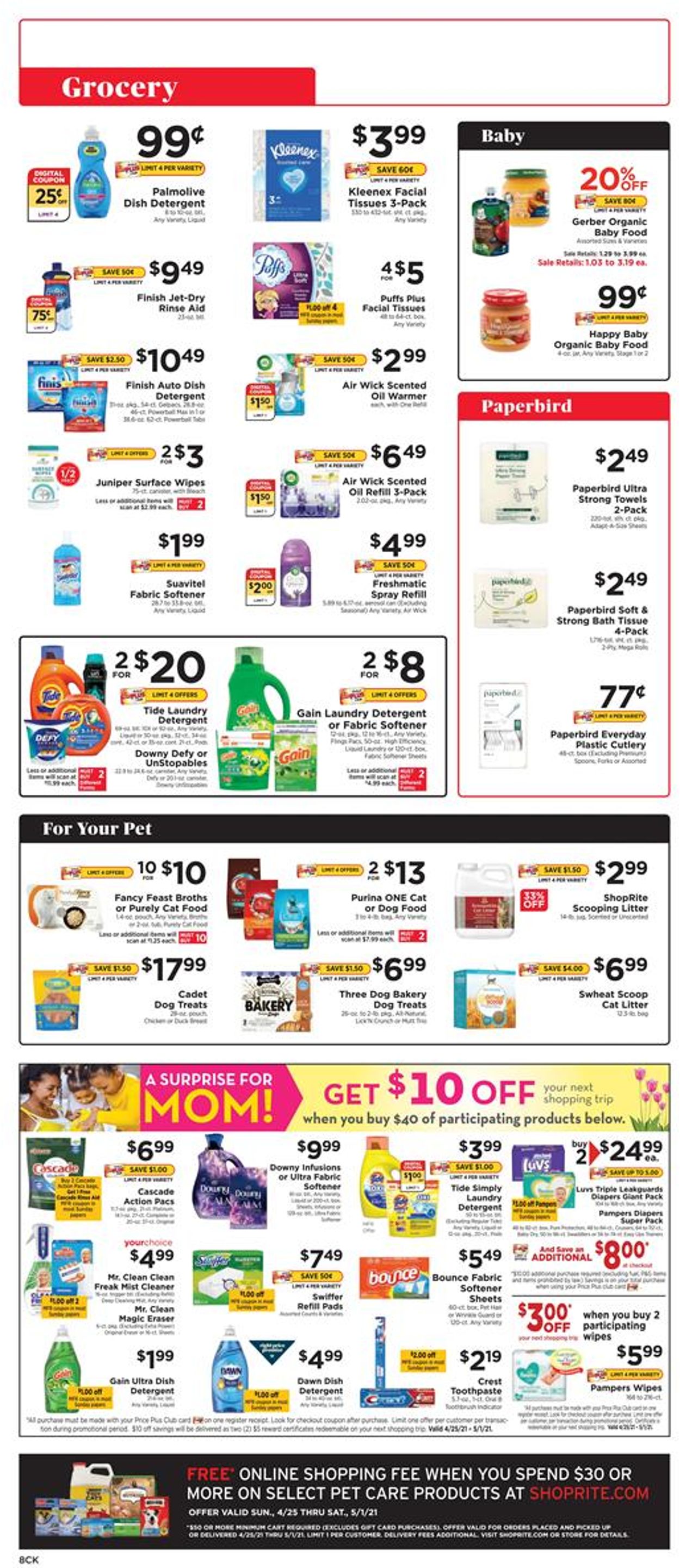 Catalogue ShopRite from 04/25/2021