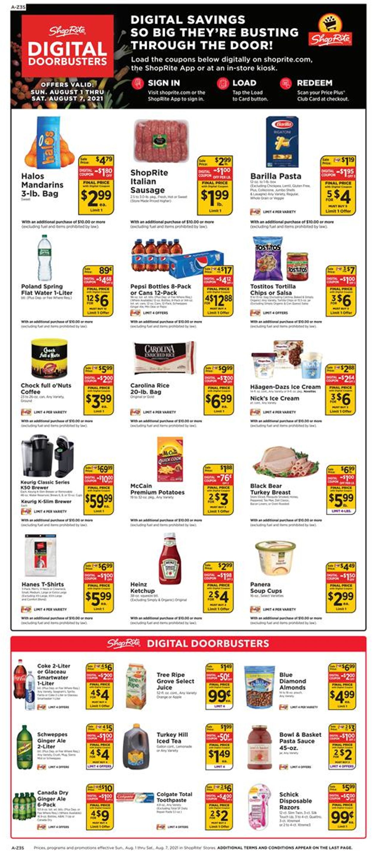 Catalogue ShopRite from 08/01/2021
