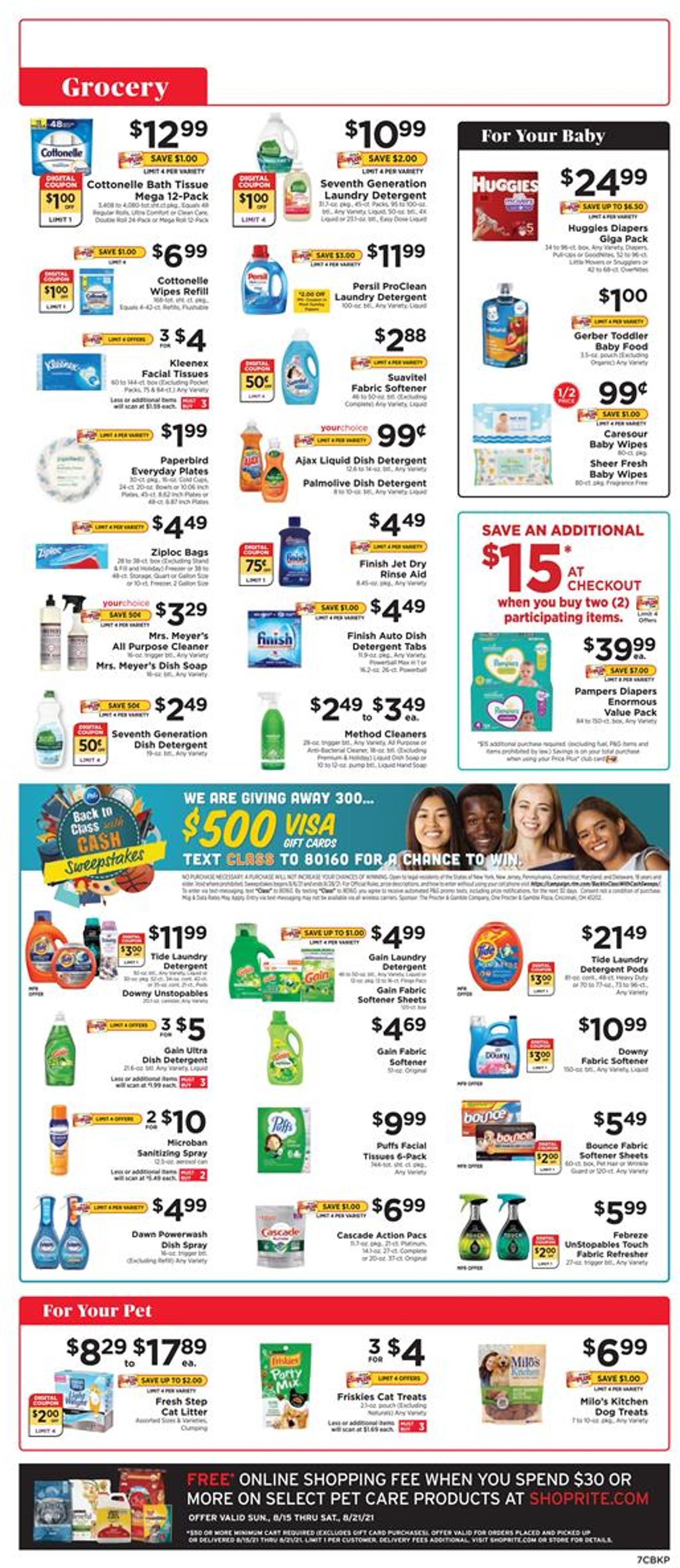 Catalogue ShopRite from 08/15/2021