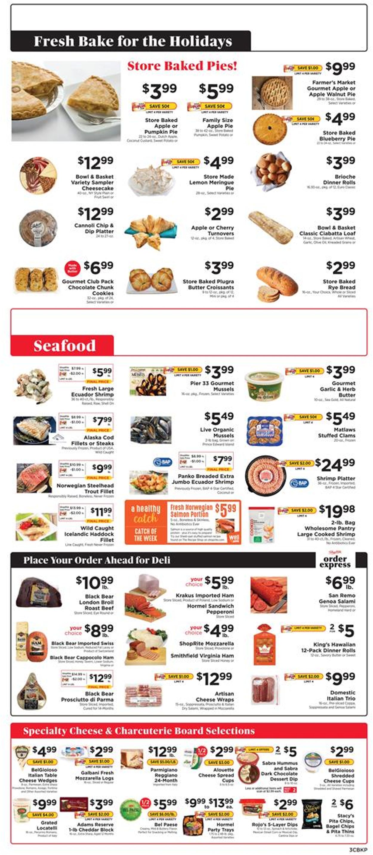 Catalogue ShopRite THANKSGIVING 2021 from 11/21/2021