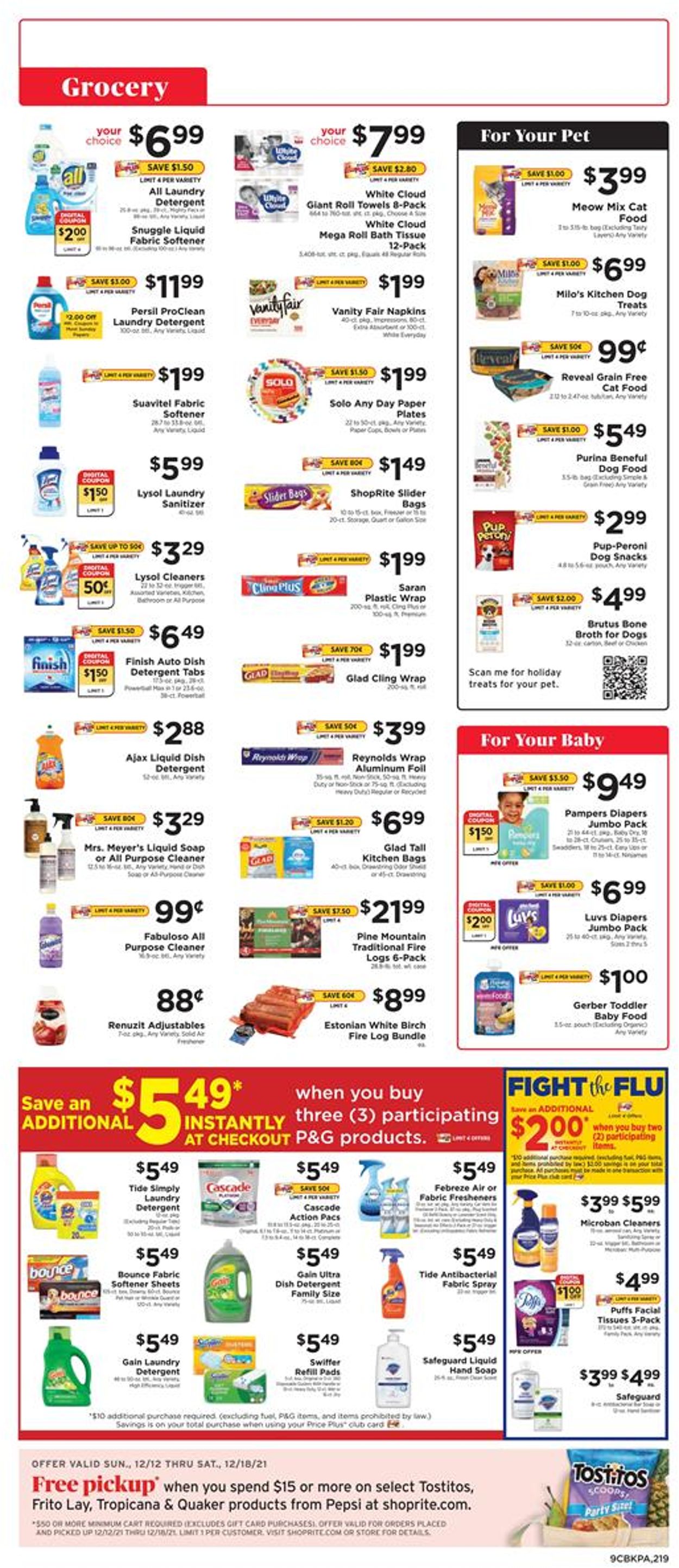 Catalogue ShopRite HOLIDAY 2021 from 12/12/2021