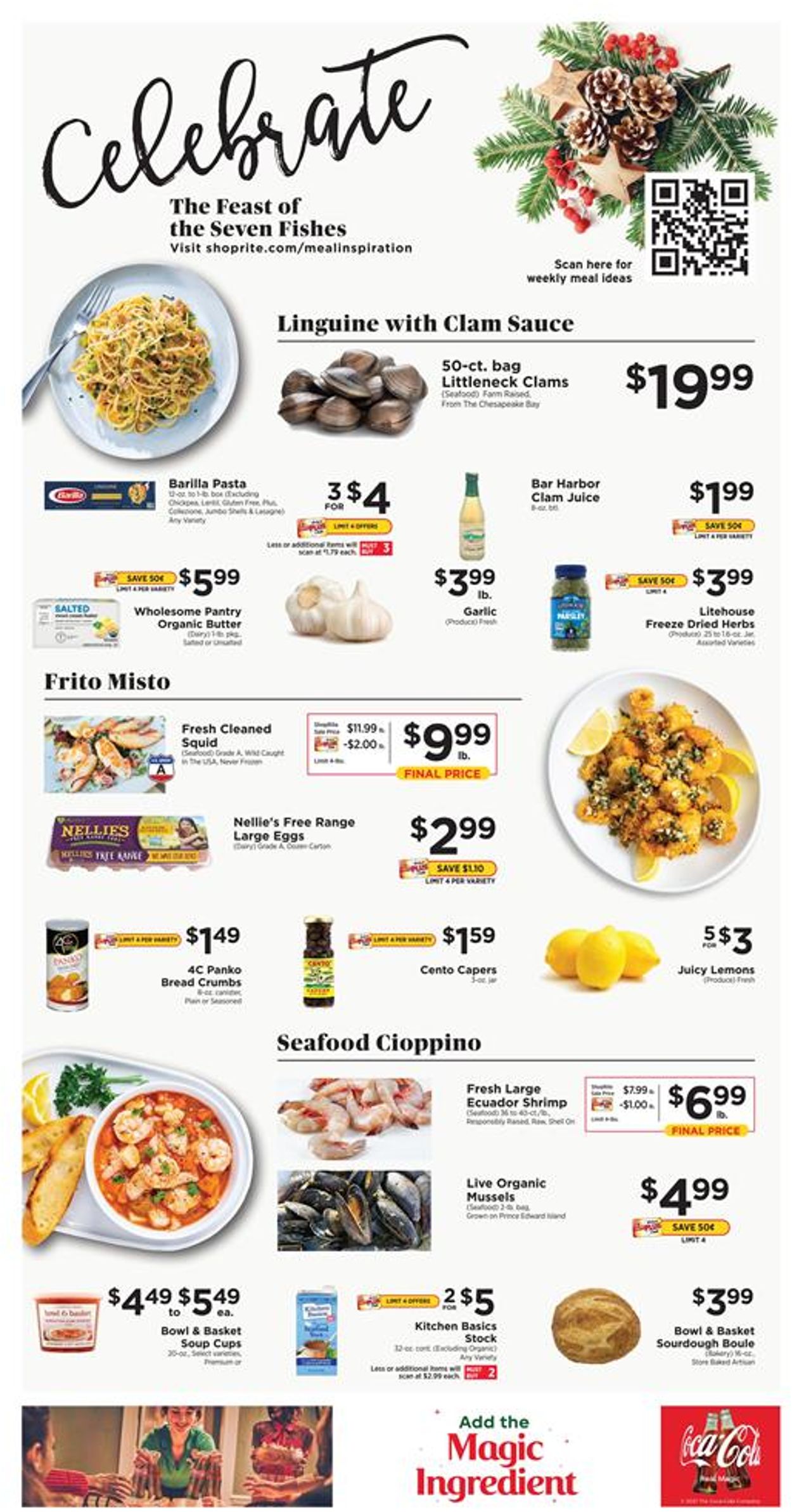 Catalogue ShopRite HOLIDAY 2021 from 12/19/2021