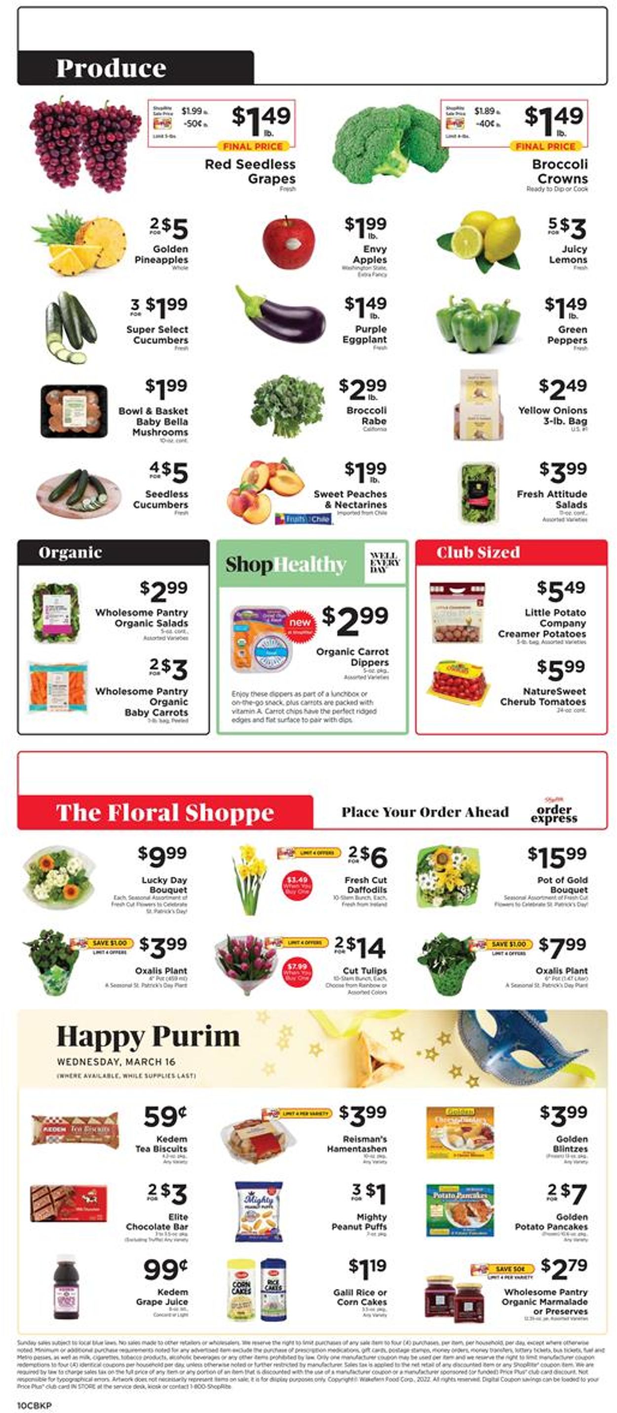 Catalogue ShopRite from 03/13/2022