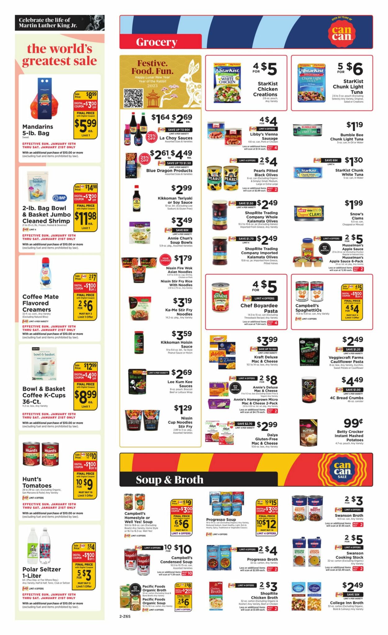 Catalogue ShopRite from 01/15/2023