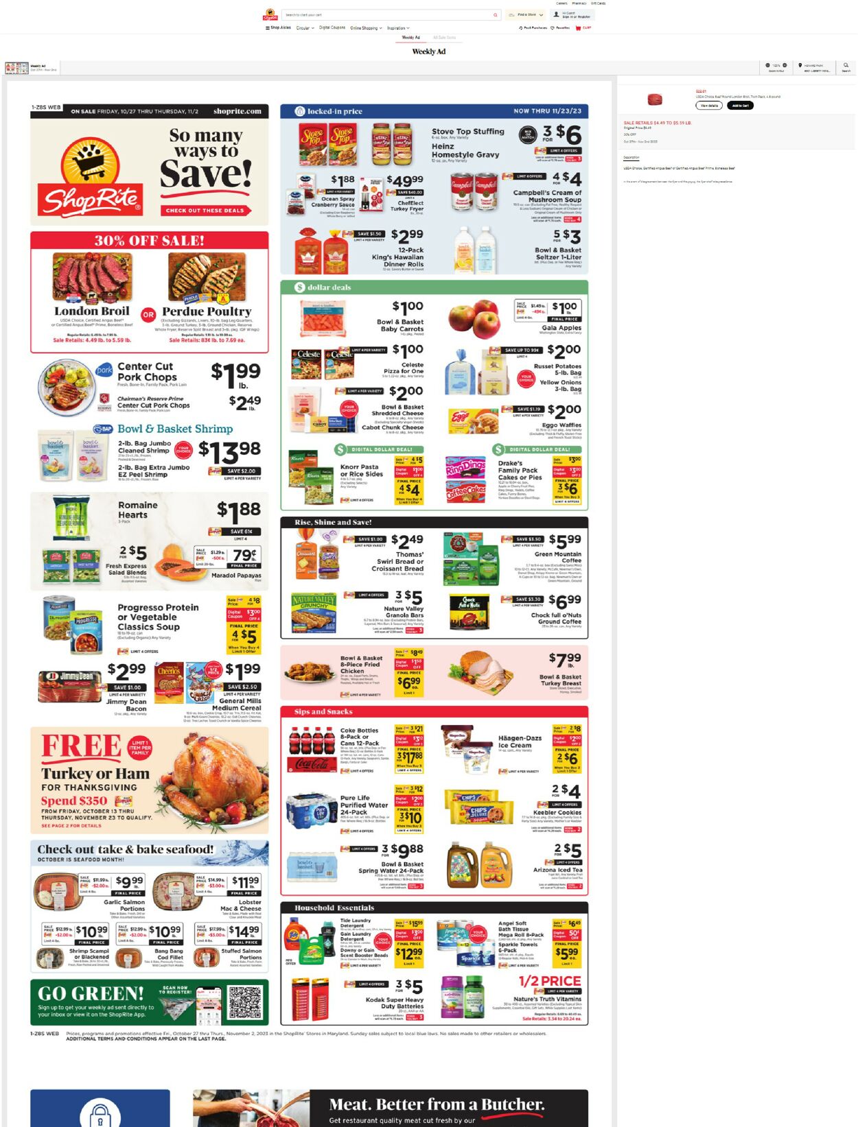 Catalogue ShopRite from 10/27/2023