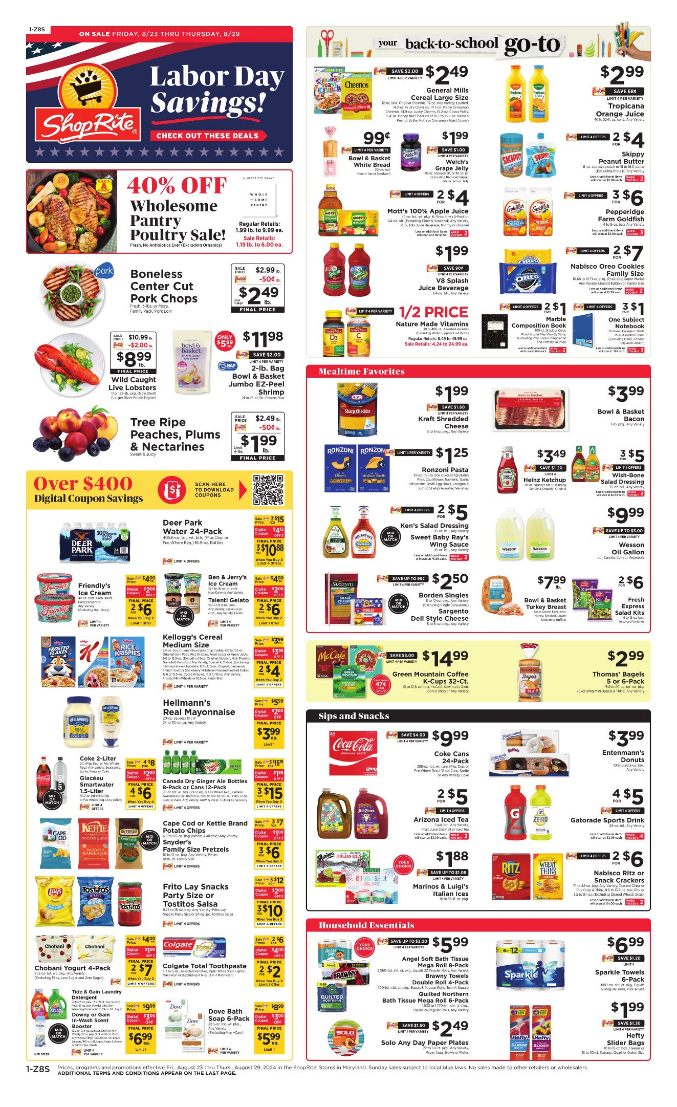 Catalogue ShopRite from 08/23/2024