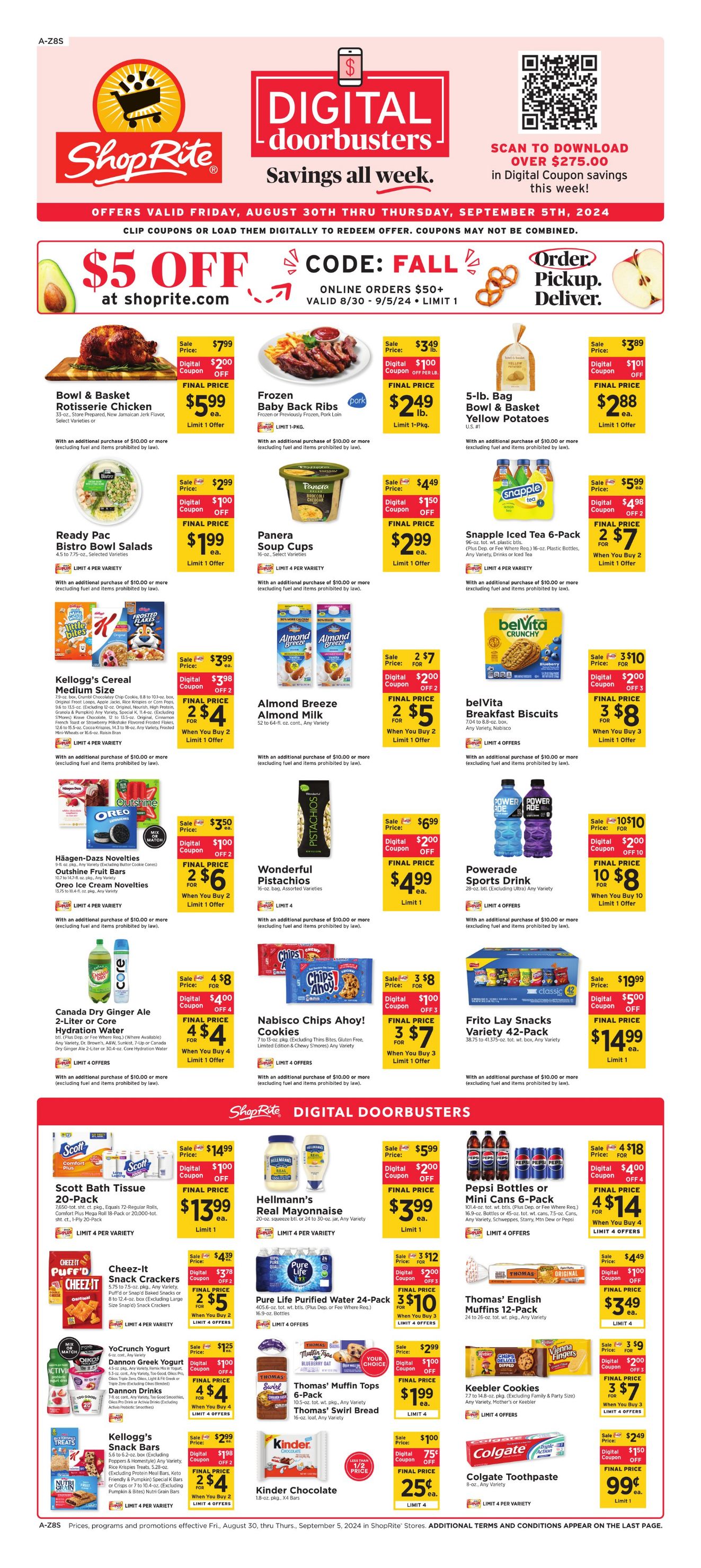 Catalogue ShopRite from 08/30/2024