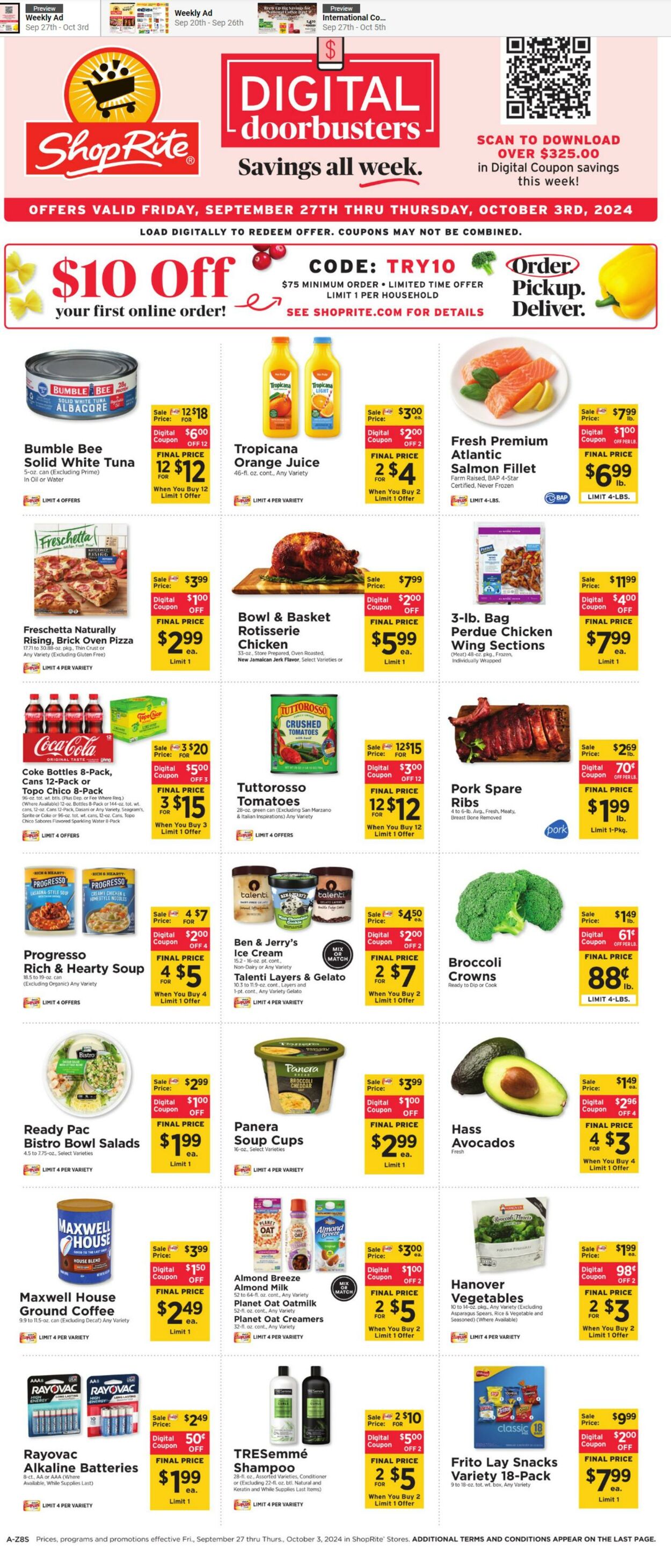 Catalogue ShopRite from 09/27/2024