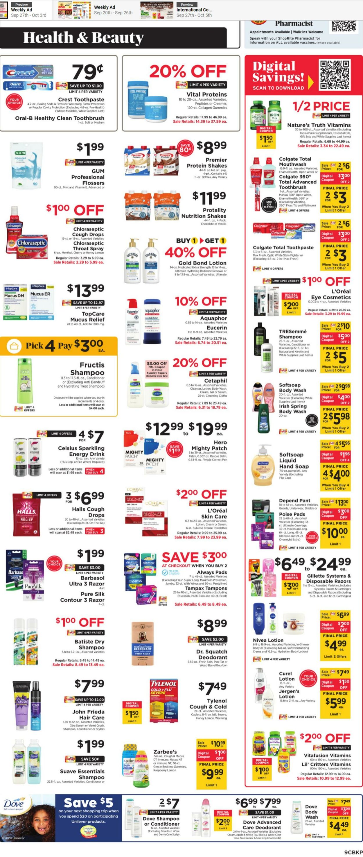 Catalogue ShopRite from 09/27/2024