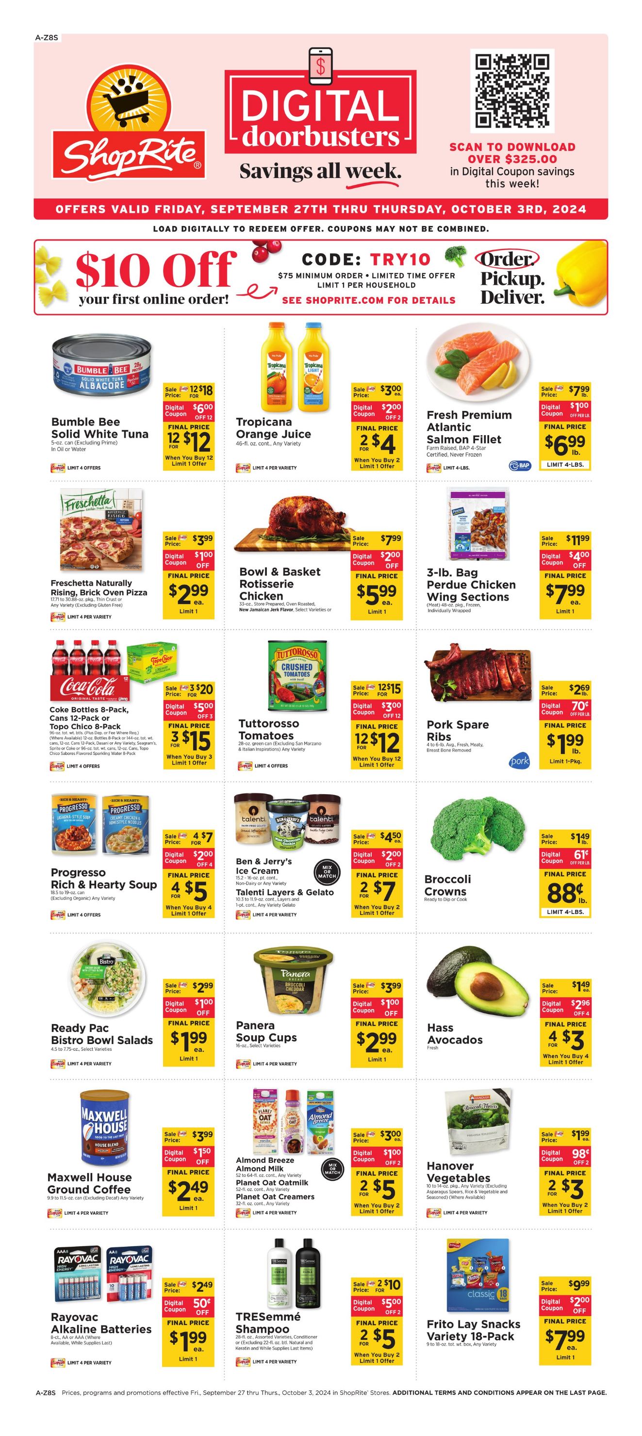 Catalogue ShopRite from 09/27/2024