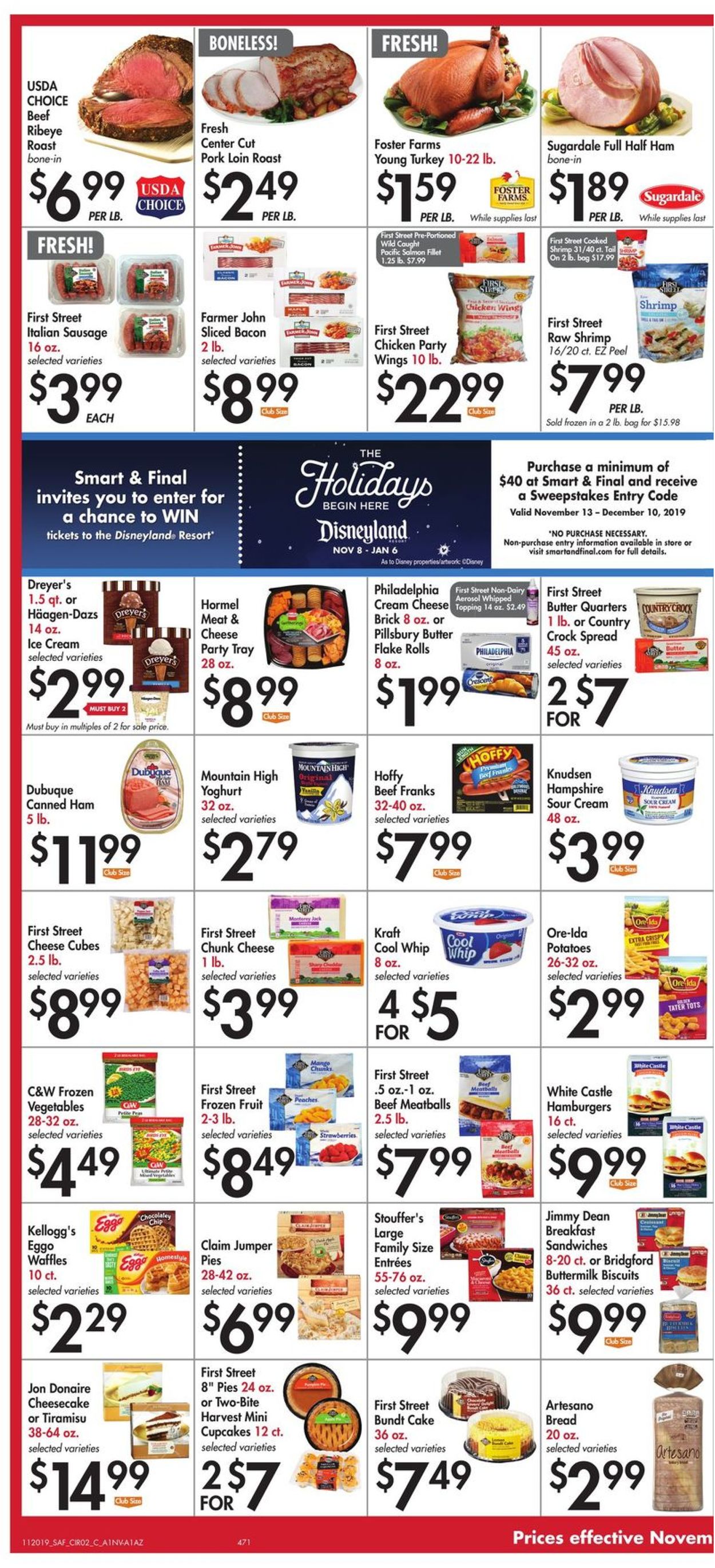 Catalogue Smart and Final - Thanksgiving Ad 2019 from 11/20/2019