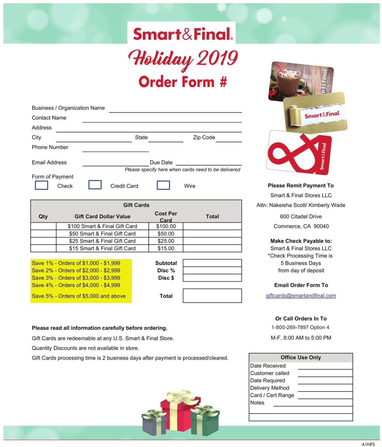 Catalogue Smart and Final - Holiday Ad 2019 from 11/20/2019