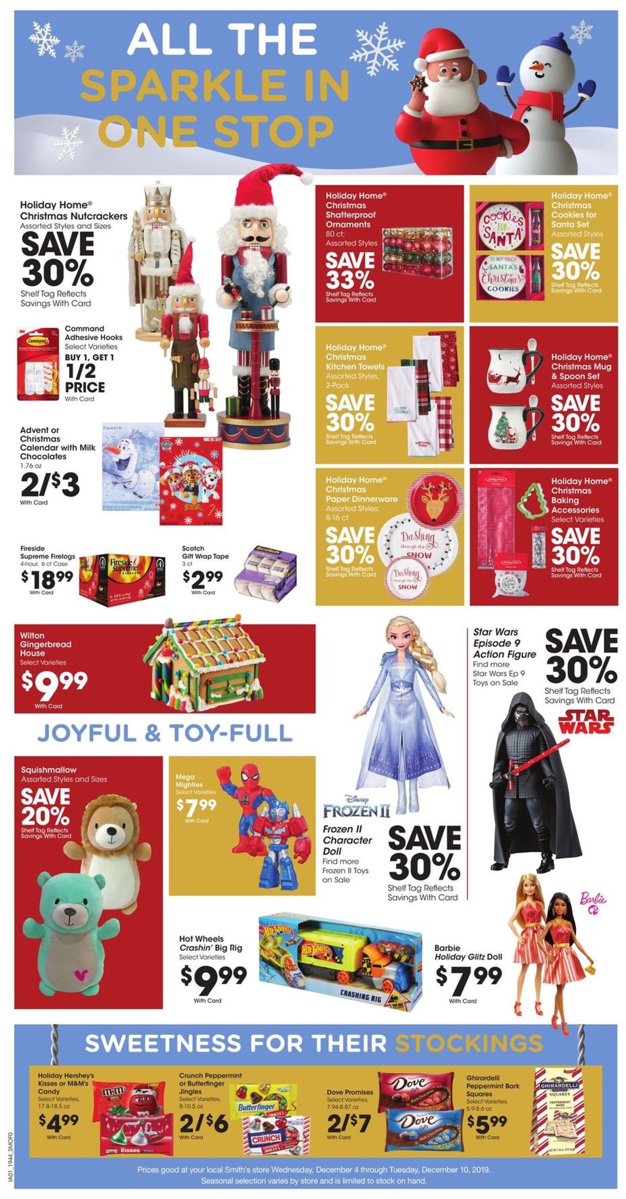 Catalogue Smith's - Holiday Ad 2019 from 12/04/2019