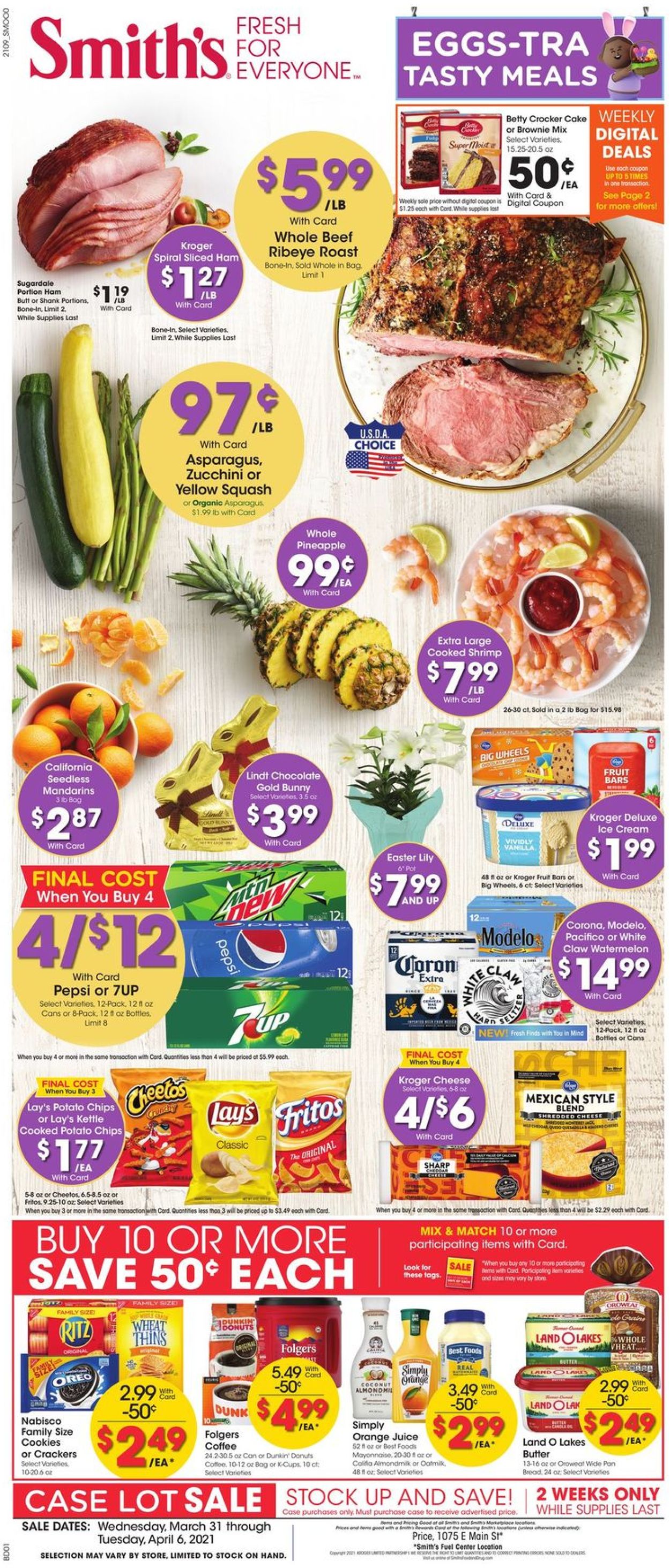 Catalogue Smith's - Easter 2021 Ad from 03/31/2021