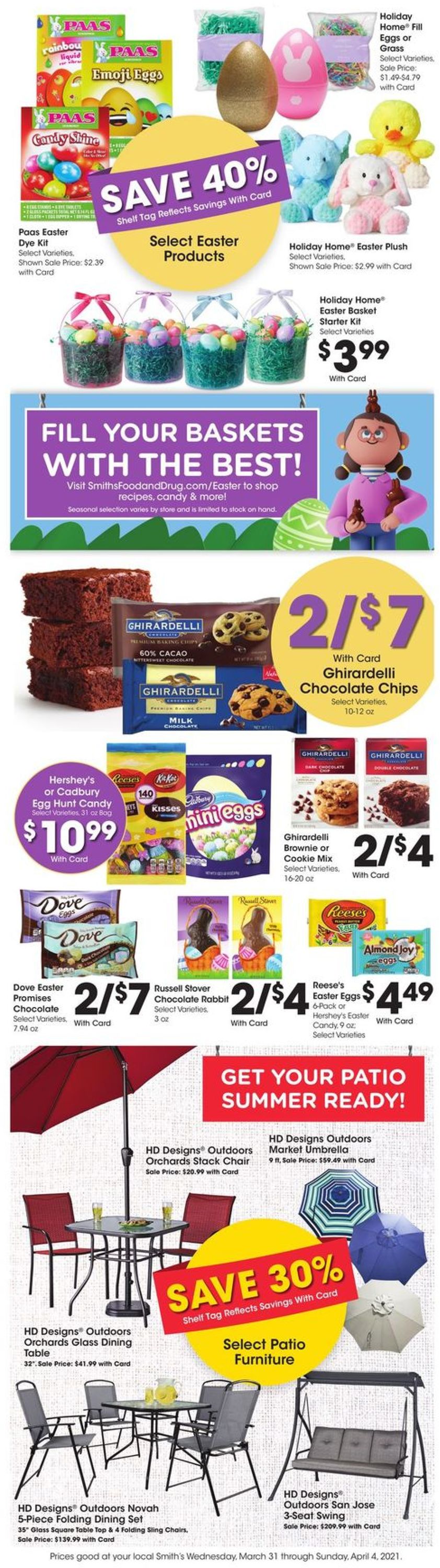 Catalogue Smith's - Easter 2021 Ad from 03/31/2021