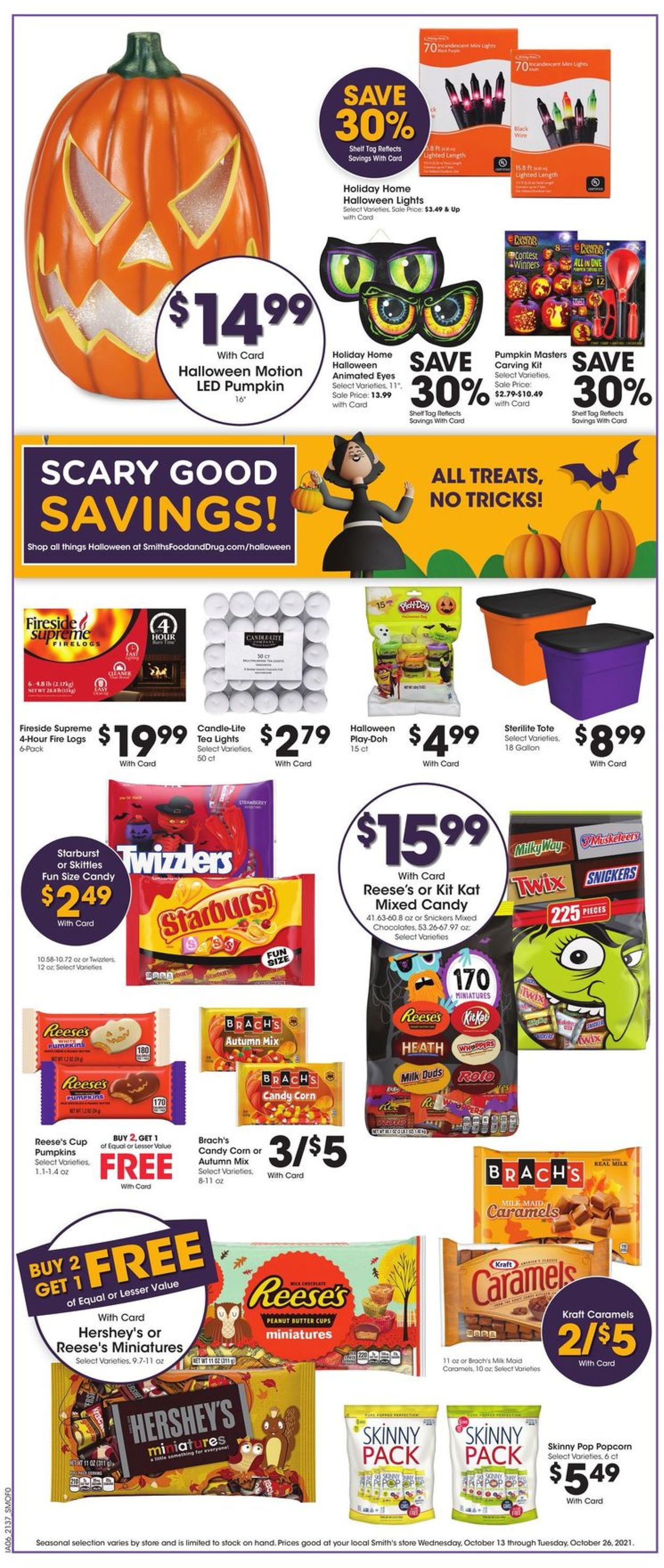 Catalogue Smith's Halloween 2021 from 10/20/2021