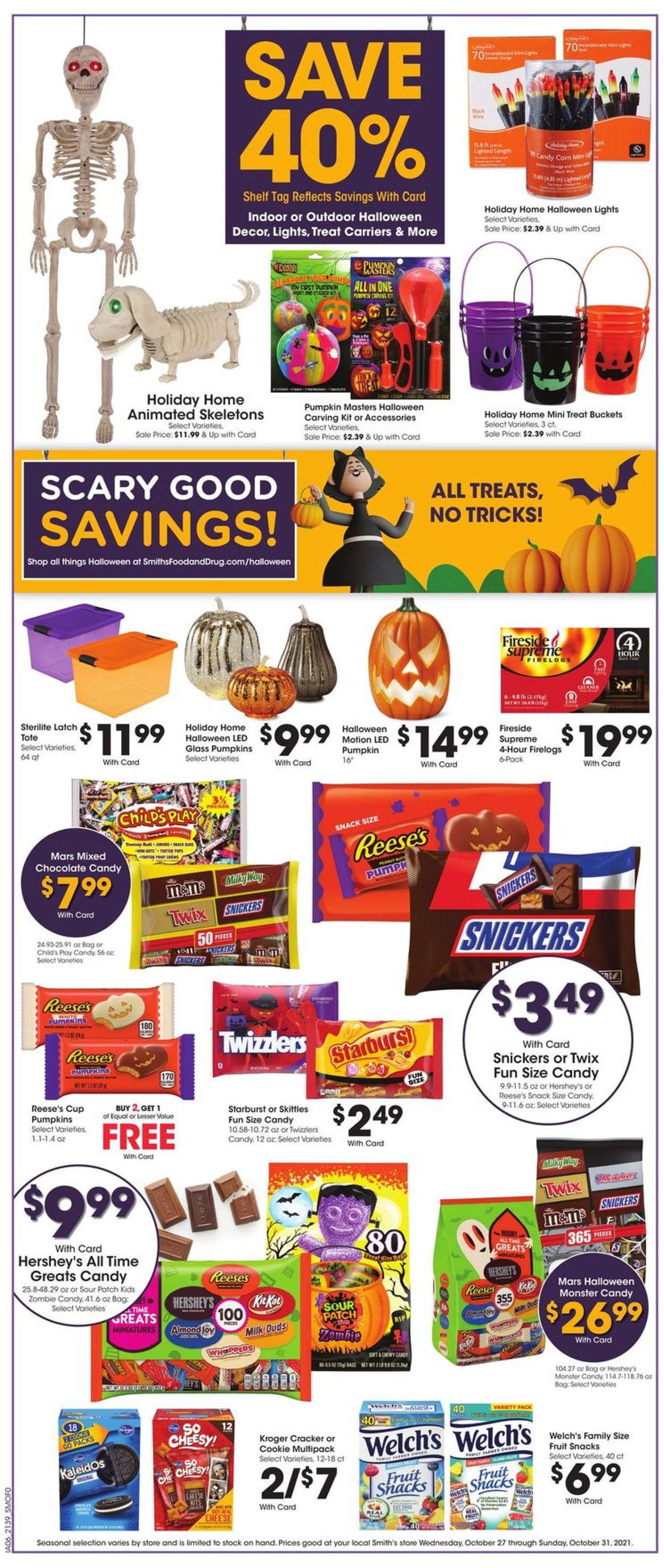 Catalogue Smith's HALLOWEEN 2021 from 10/27/2021