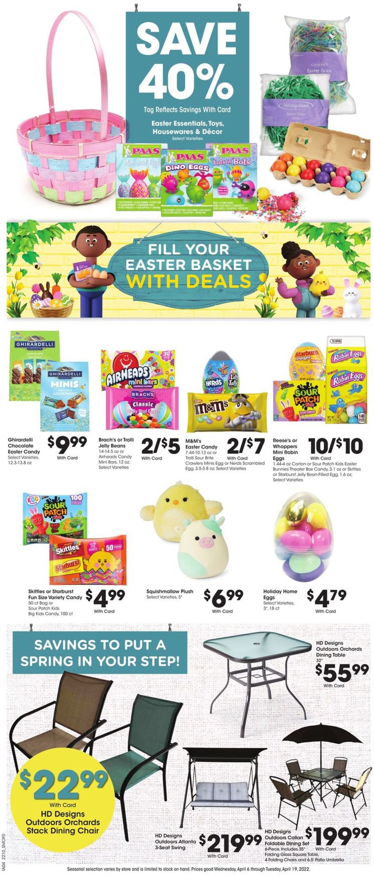 Catalogue Smith's EASTER 2022 from 04/13/2022