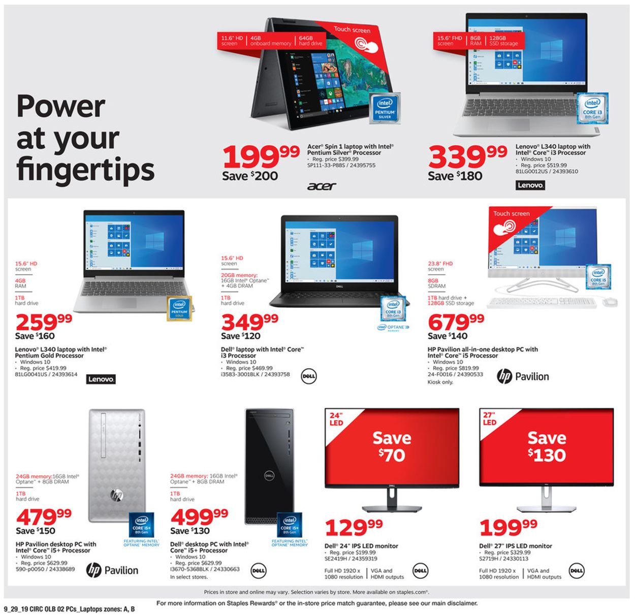 Staples Current weekly ad 09/29 10/05/2019 [6]