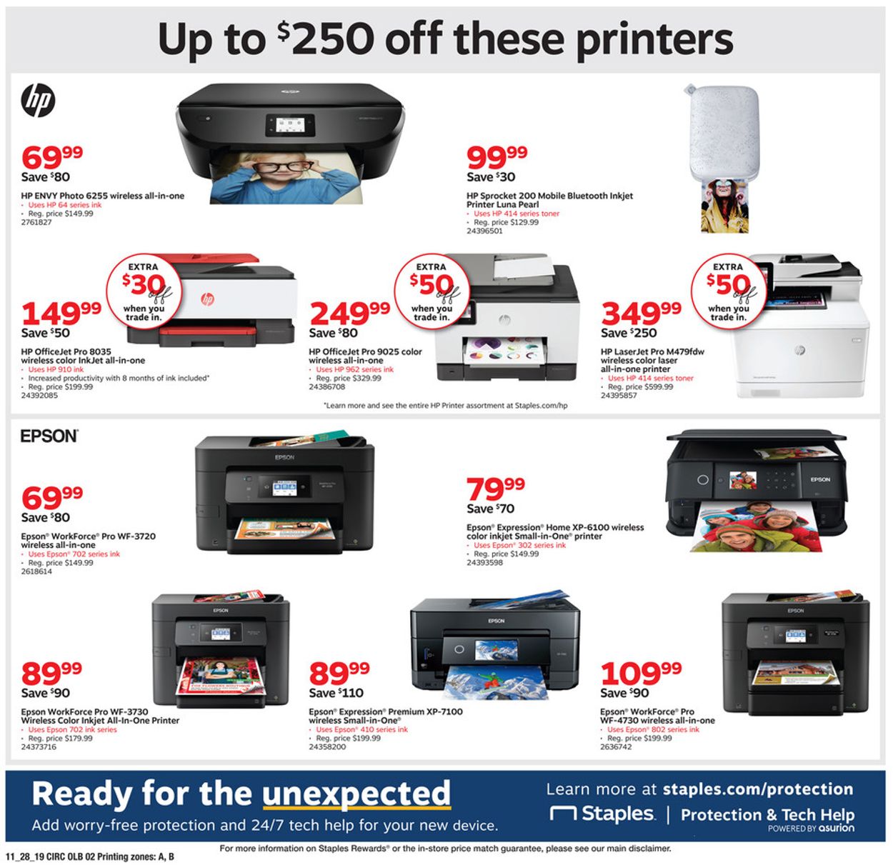 Catalogue Staples - Black Friday Ad 2019 from 11/28/2019