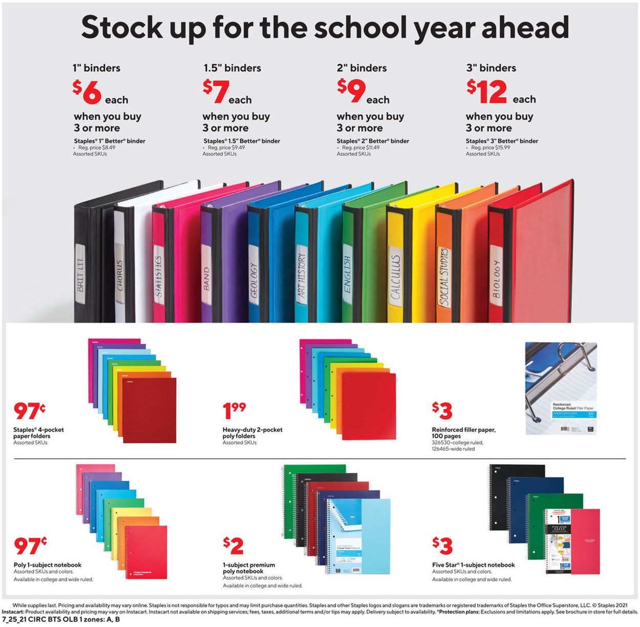 Staples Current weekly ad 07/25 07/31/2021 [7]