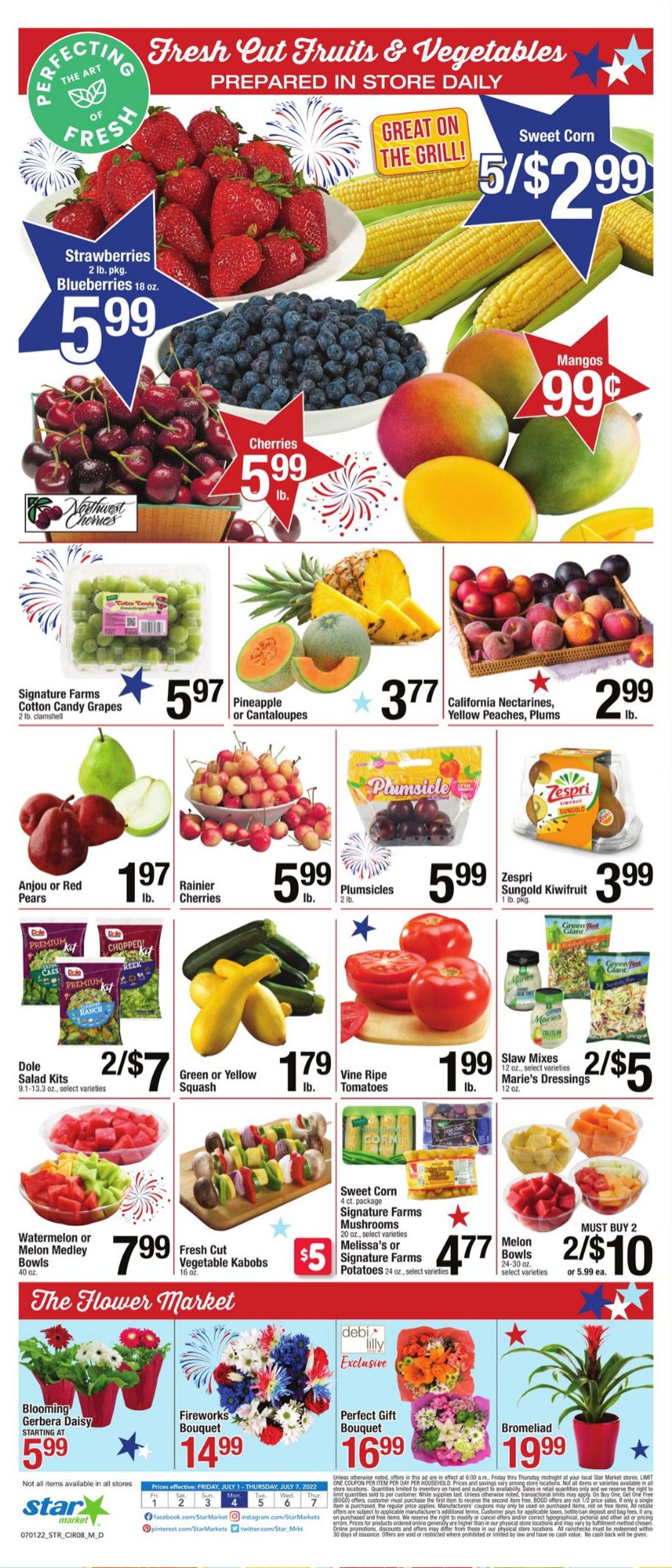 Catalogue Star Market - 4th of July Sale from 07/01/2022