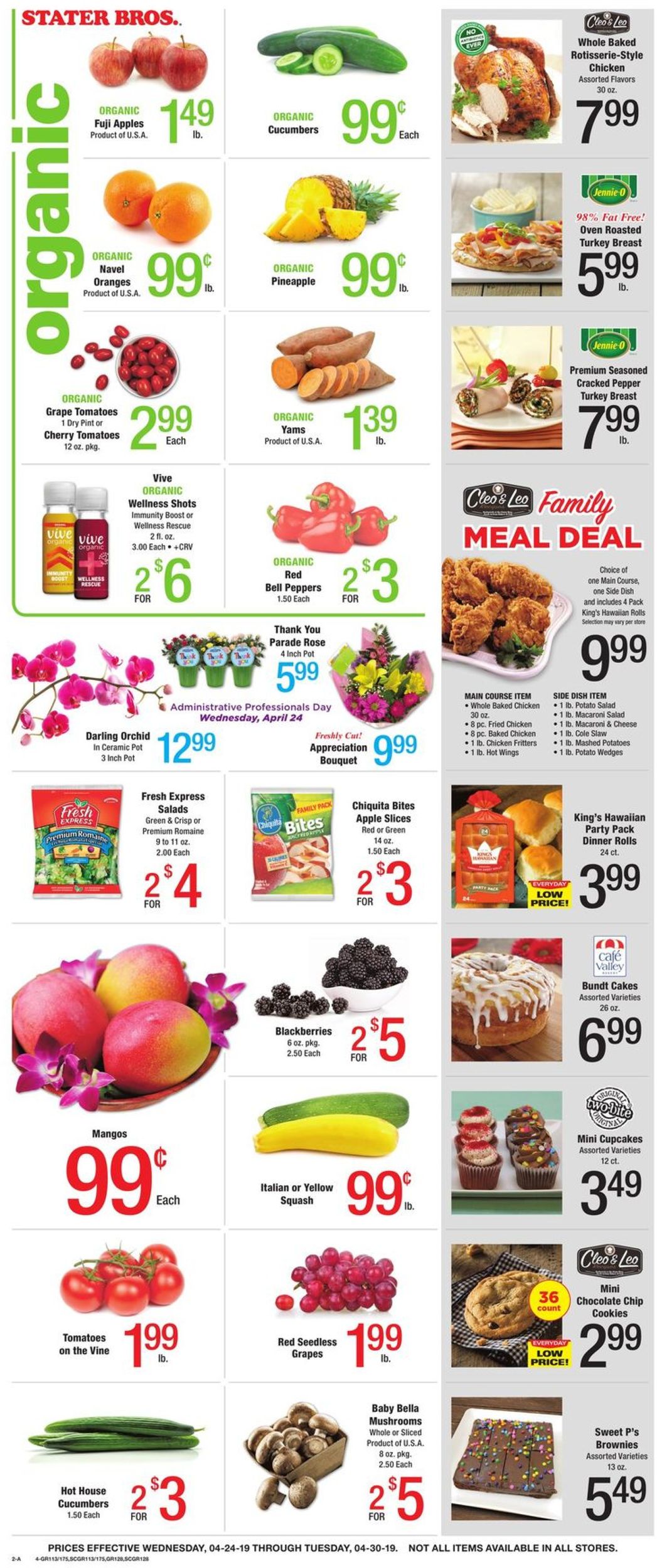Catalogue Stater Bros. from 04/24/2019