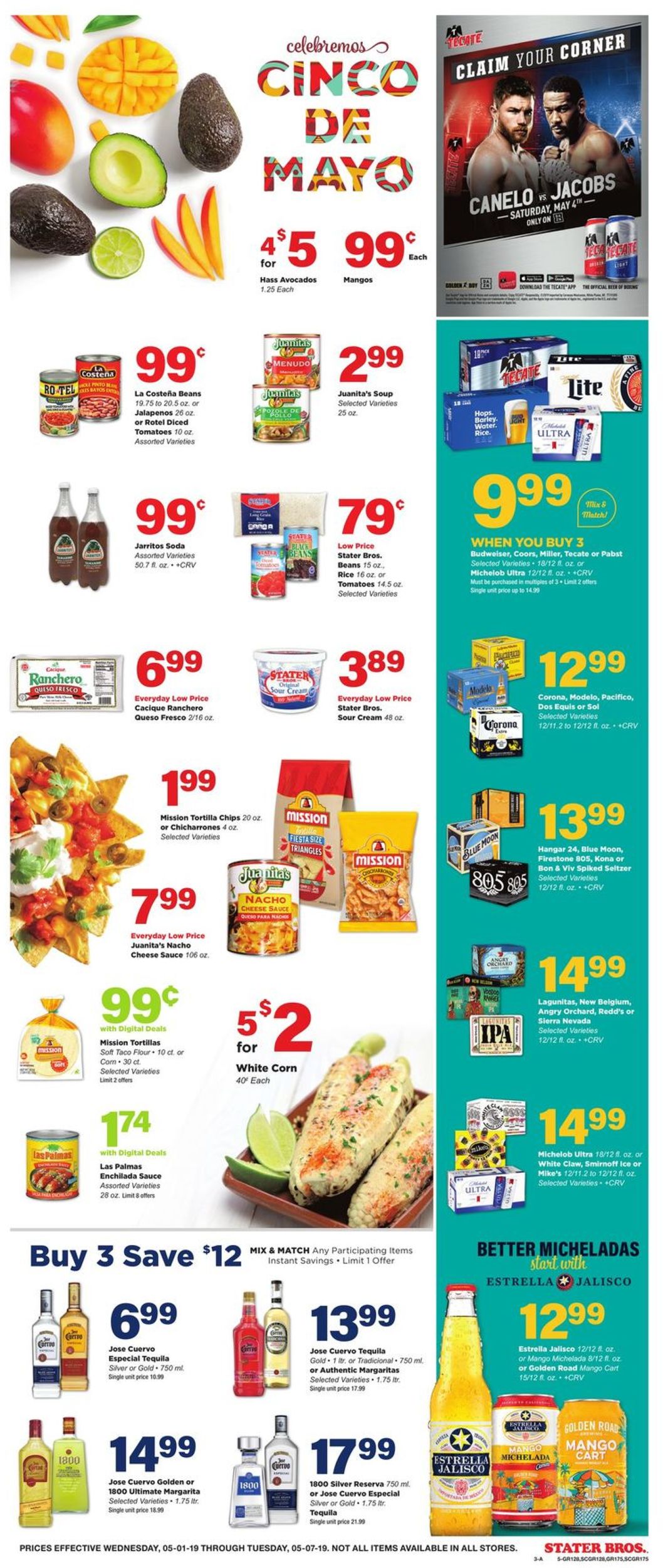 Catalogue Stater Bros. from 05/01/2019