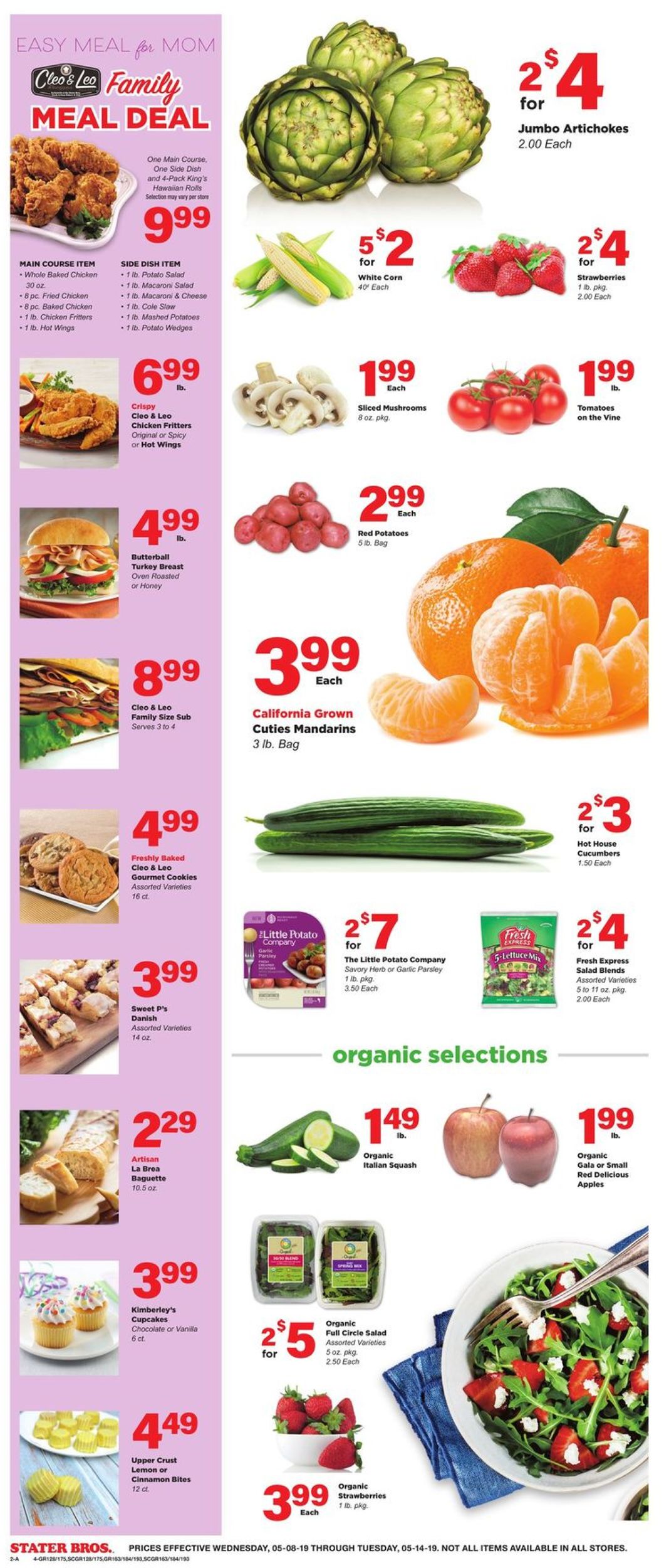Catalogue Stater Bros. from 05/08/2019
